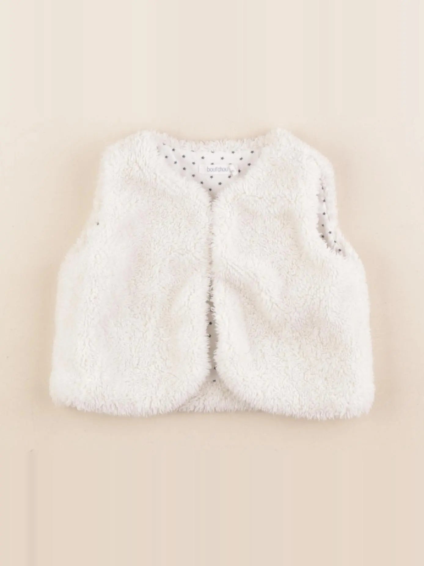 Boutchou - gilet blanc - 3 mois