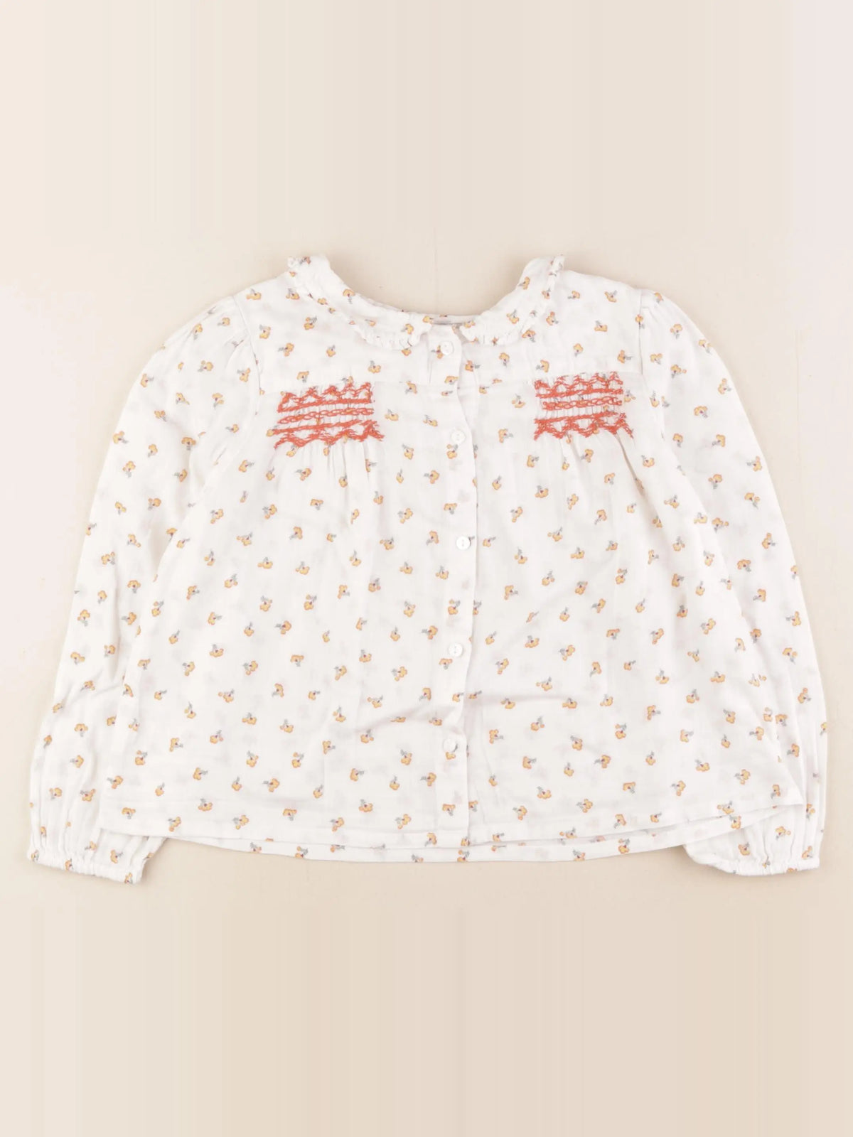 Cyrillus - blouse beige - 6 ans