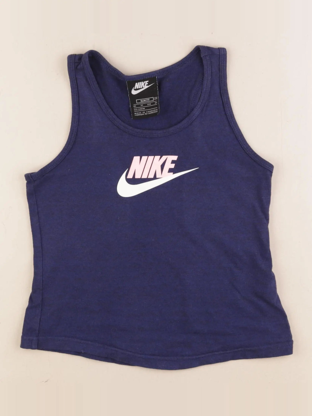 Nike - débardeur bleu - 7/8 ans