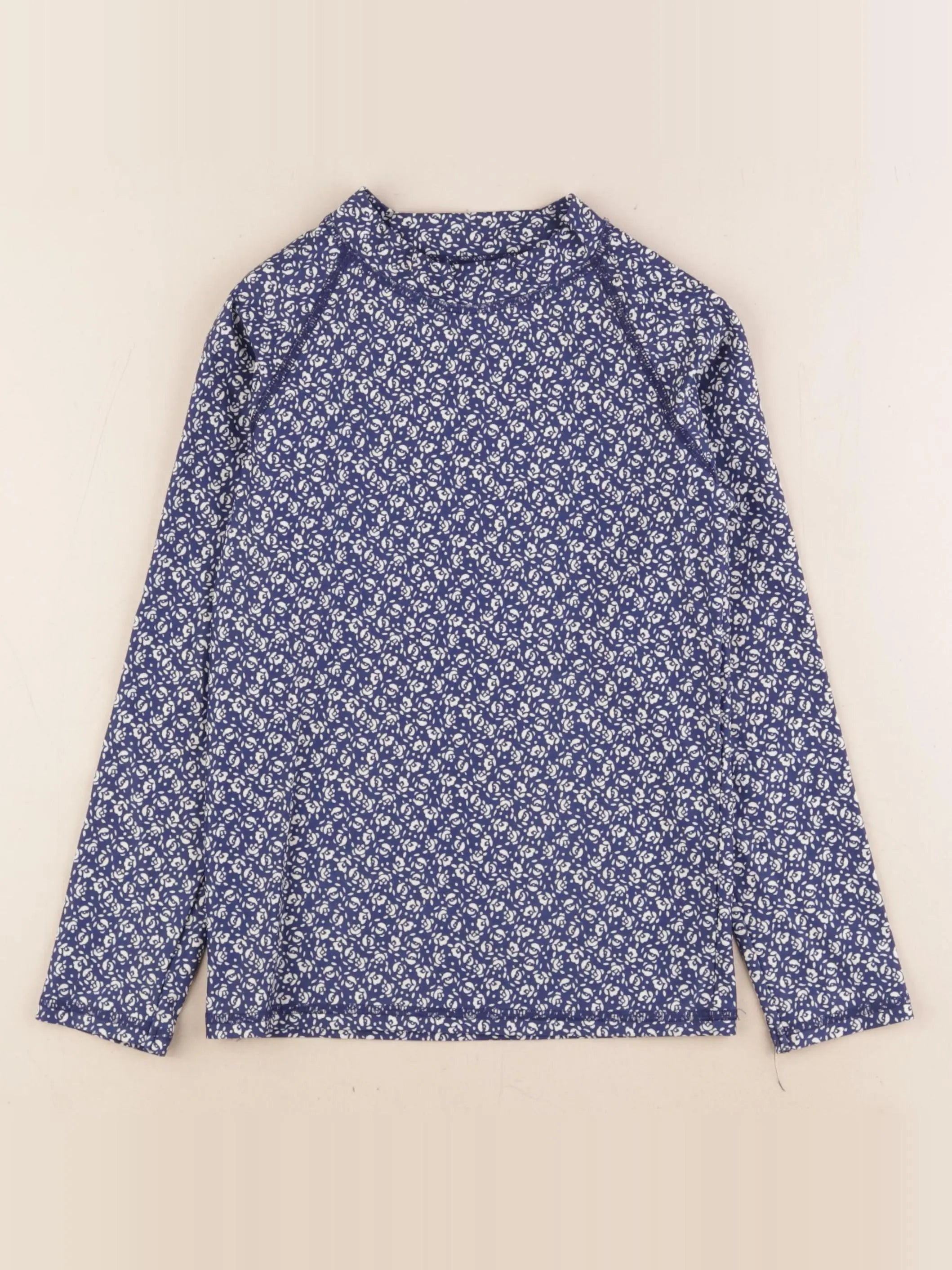 Petit Bateau - tee-shirt de bain blanc, bleu - 8 ans