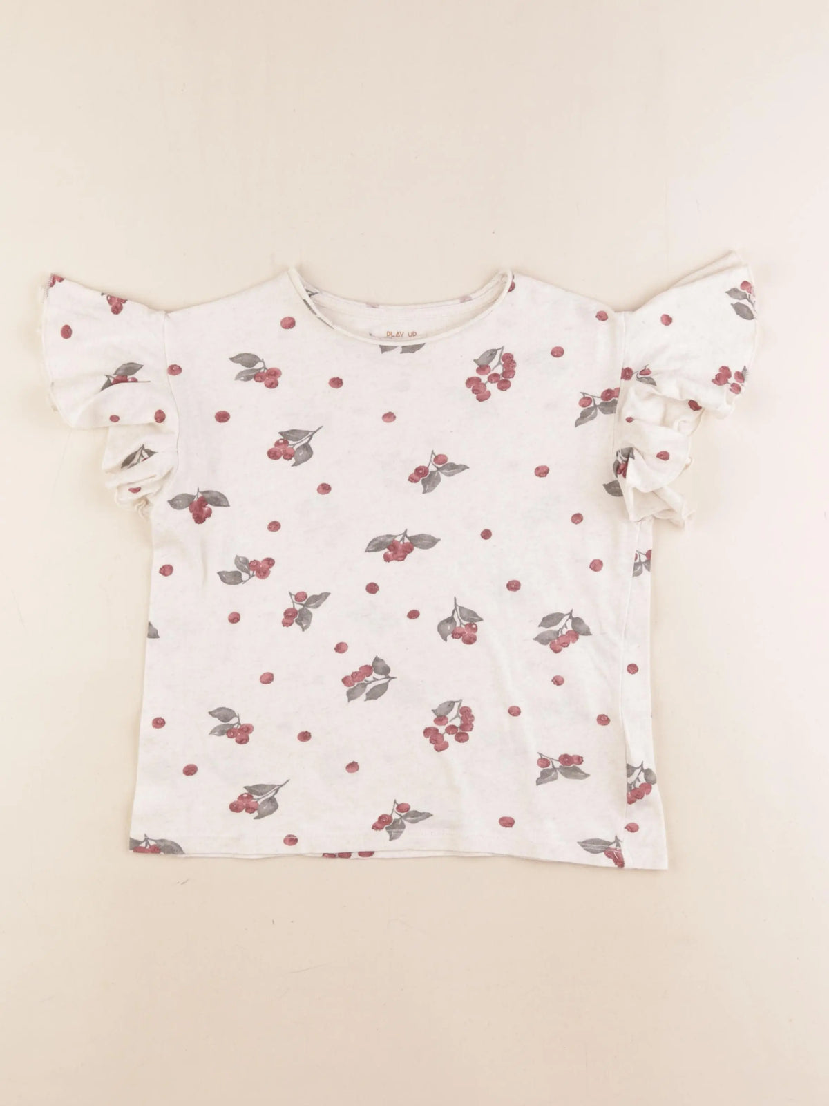 Play Up - tee-shirt beige - 6 ans