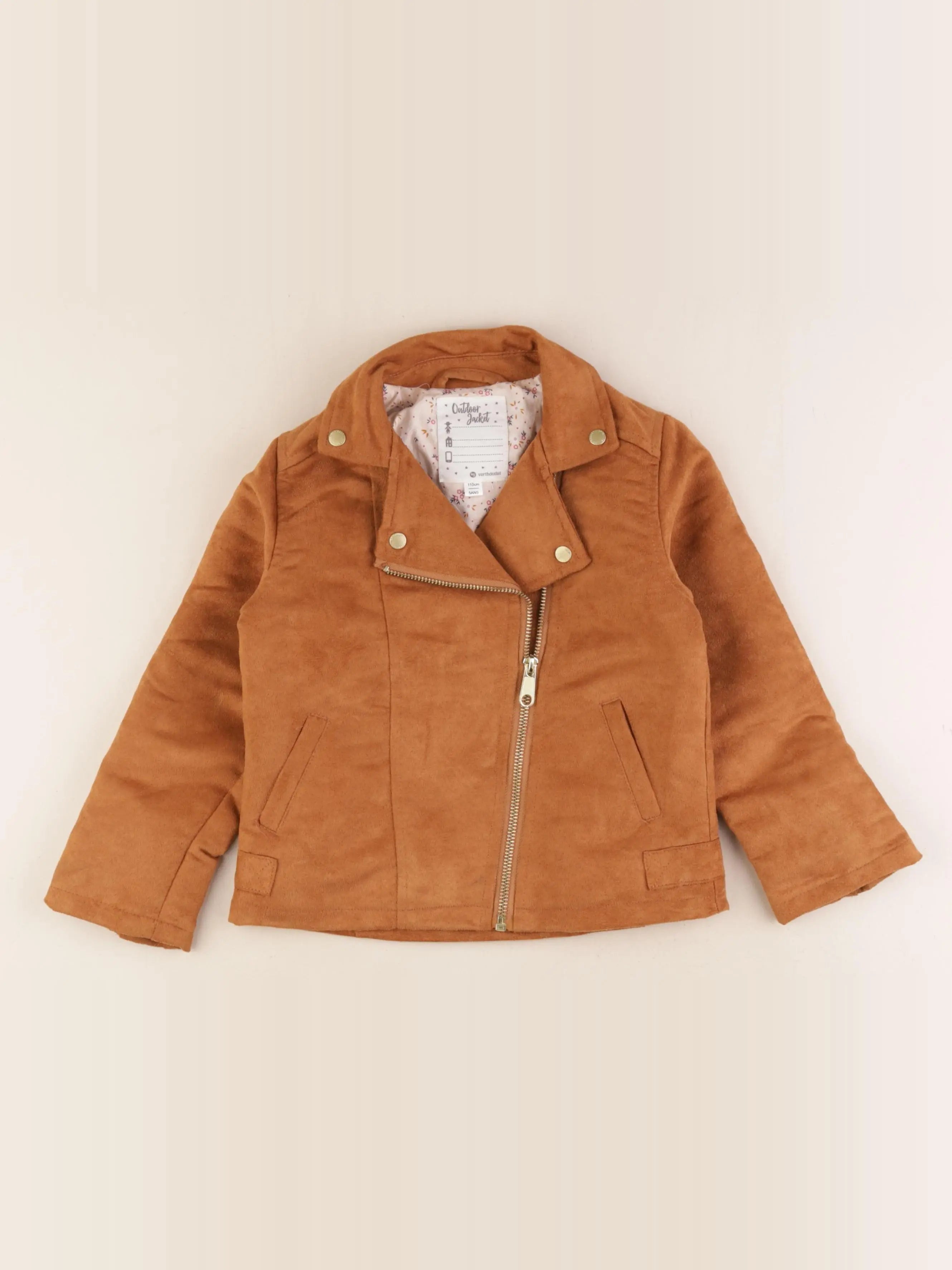 Vertbaudet - veste marron - 5 ans