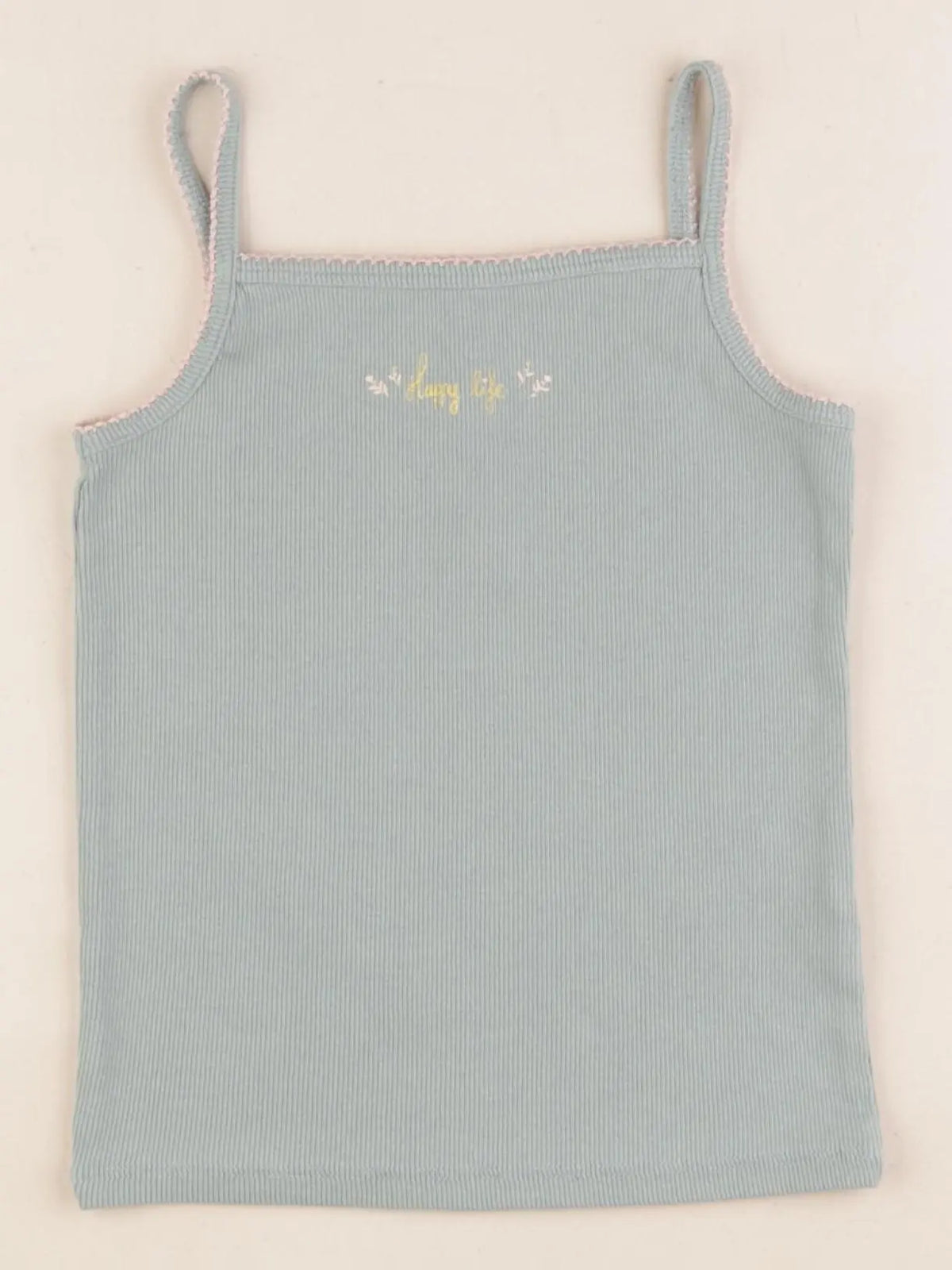 Vertbaudet - maillot de corps bleu, or - 6 ans
