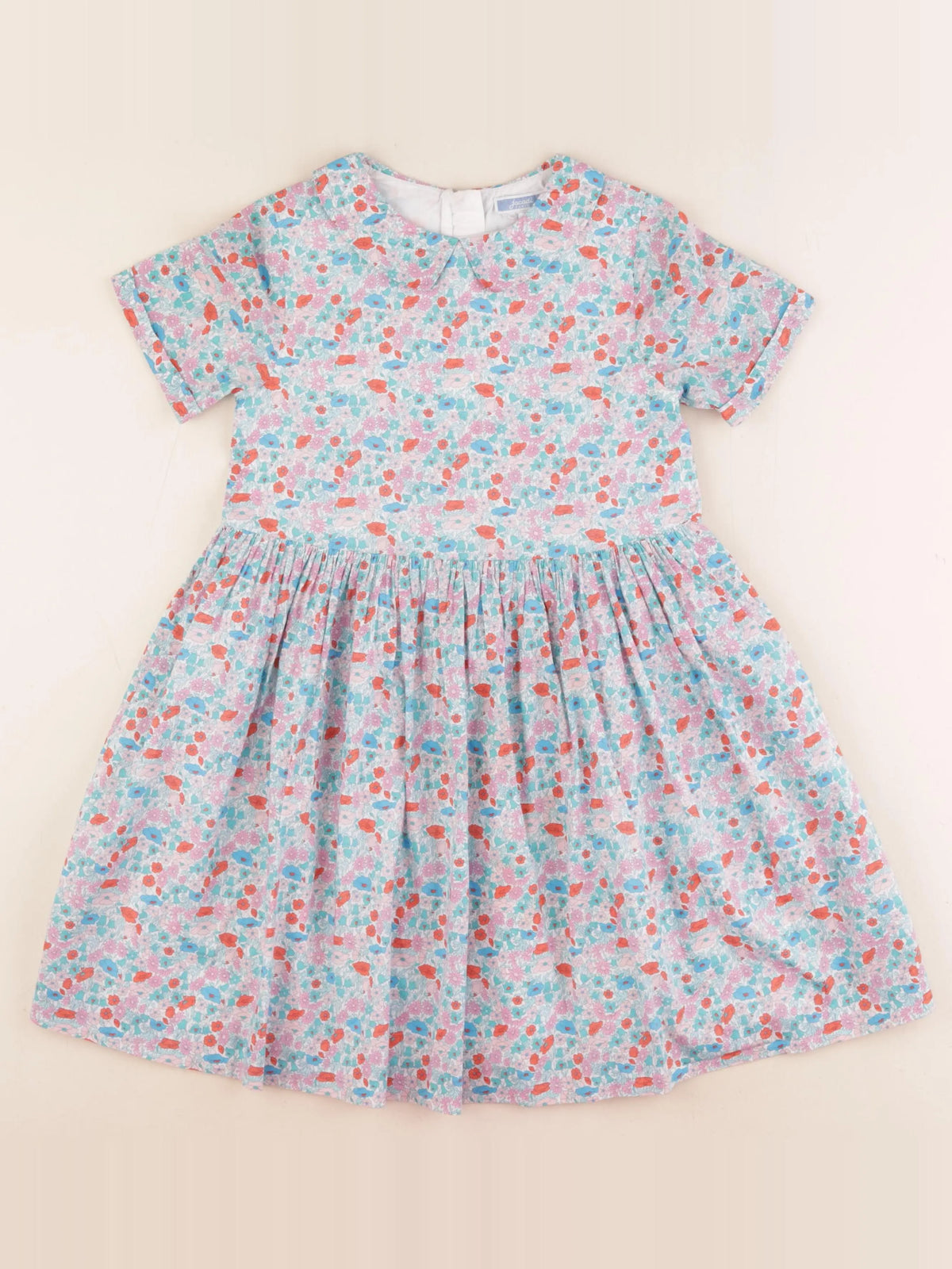 Jacadi - robe liberty multicolore - 8 ans