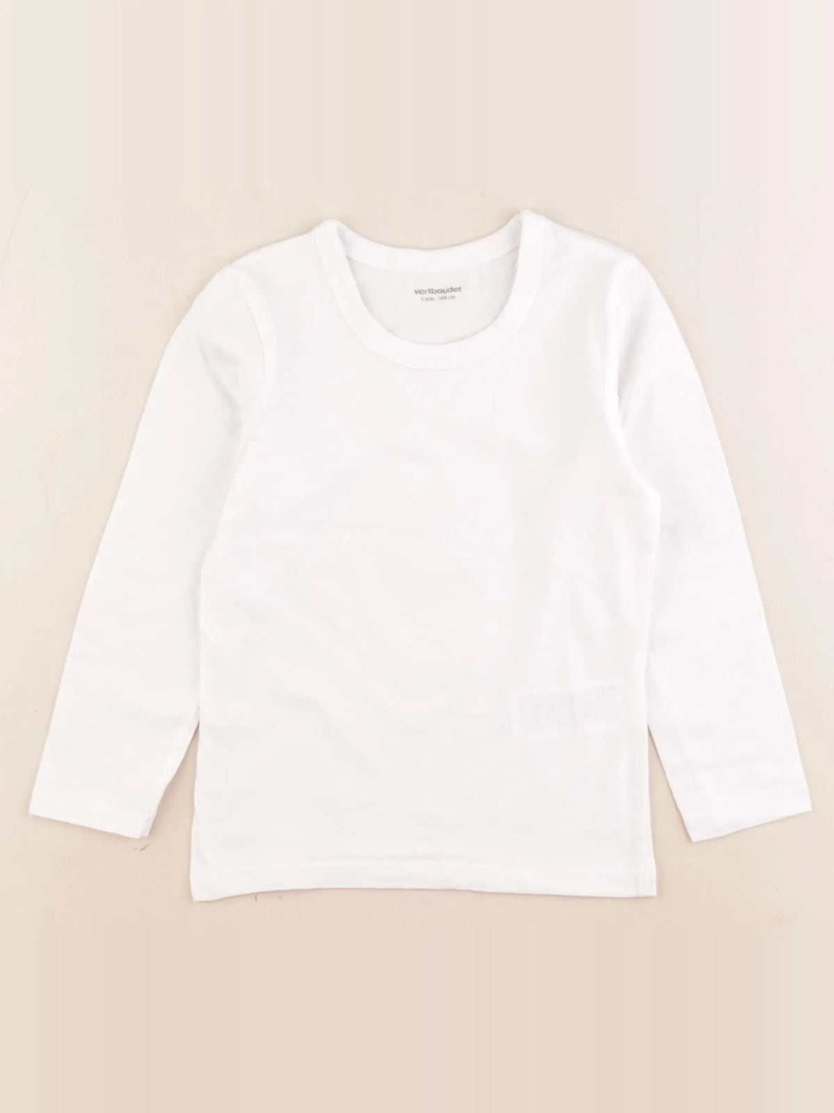 Vertbaudet - maillot de corps blanc - 4 ans