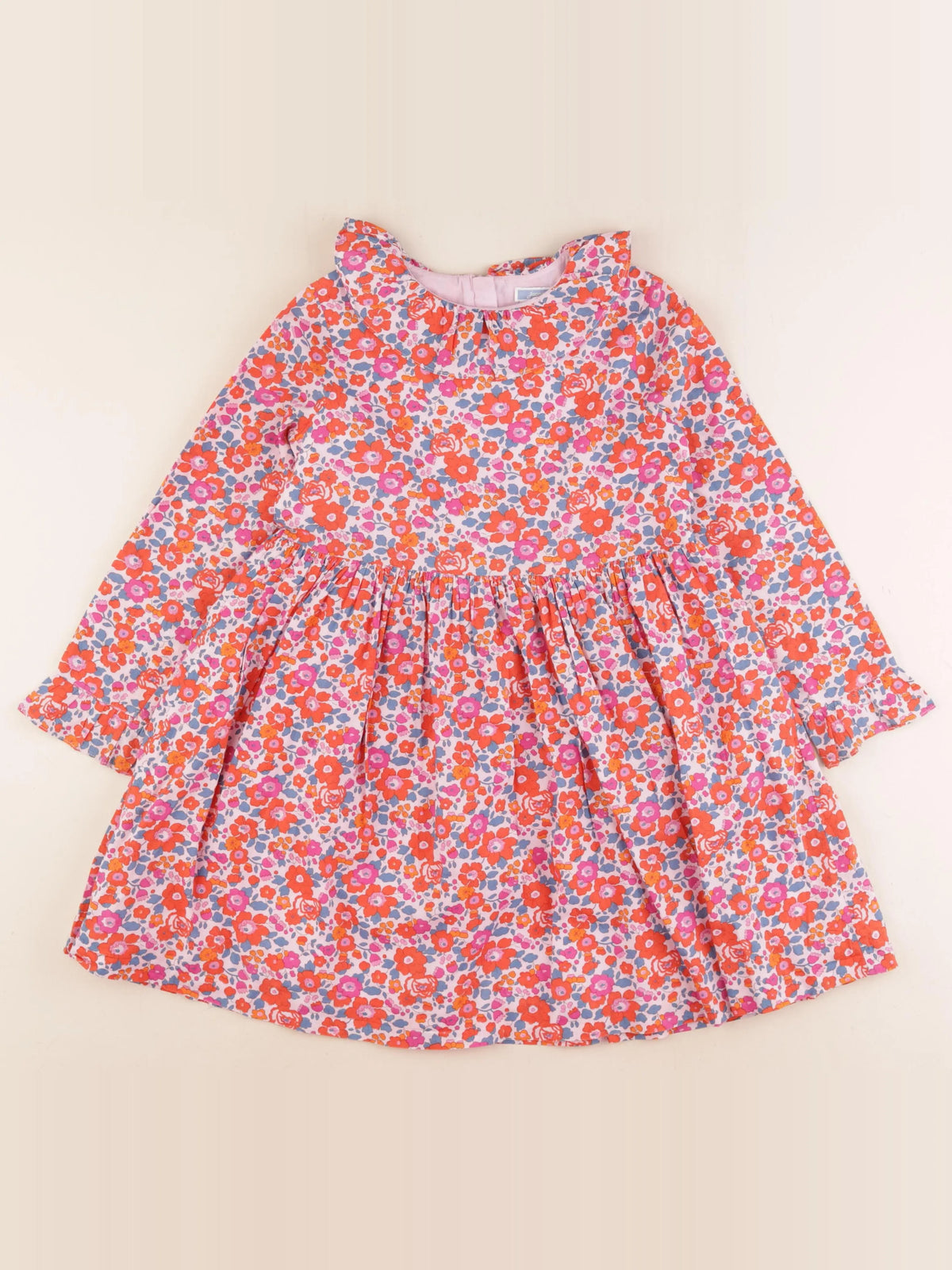 Jacadi - robe liberty multicolore - 8 ans