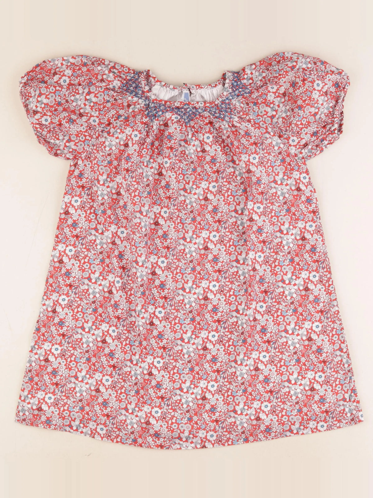Jacadi - robe liberty multicolore - 6 ans