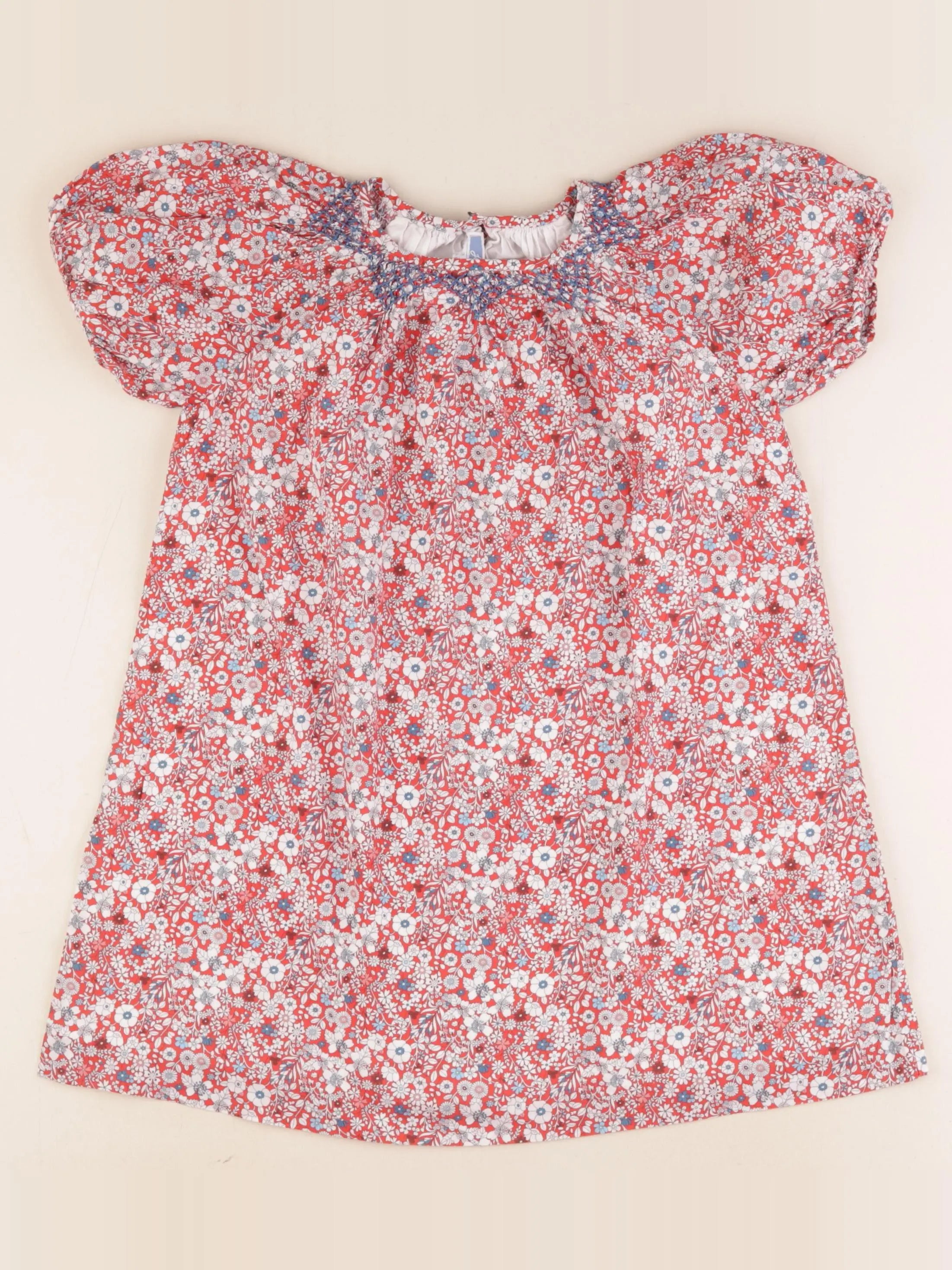 Jacadi - robe liberty multicolore - 6 ans