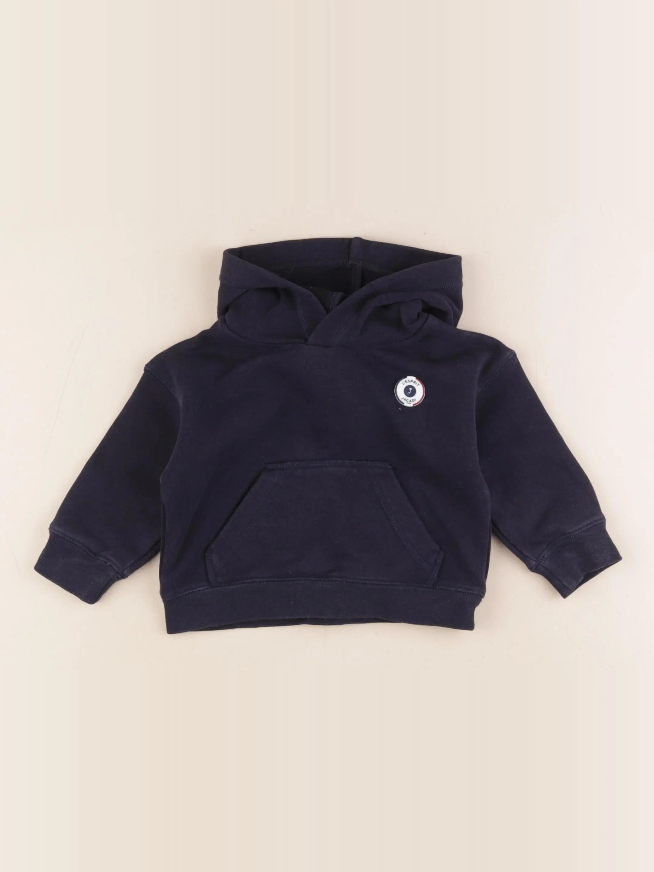 Jacadi - sweat bleu - 12 mois