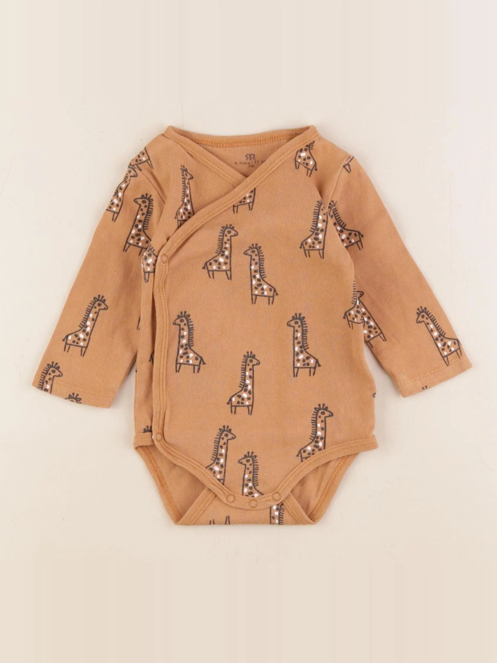 La Redoute - body marron - 9 mois