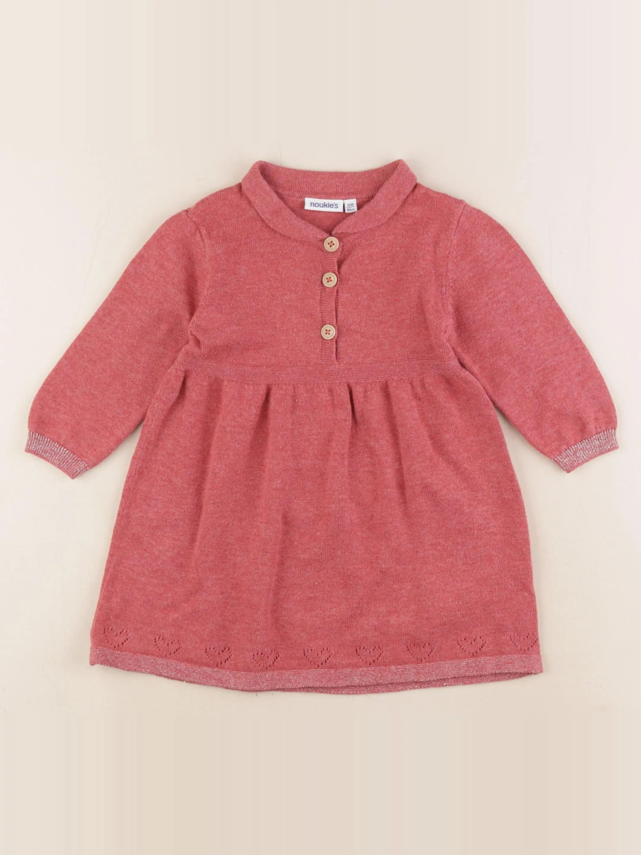 Noukie's - robe rose - 12 mois