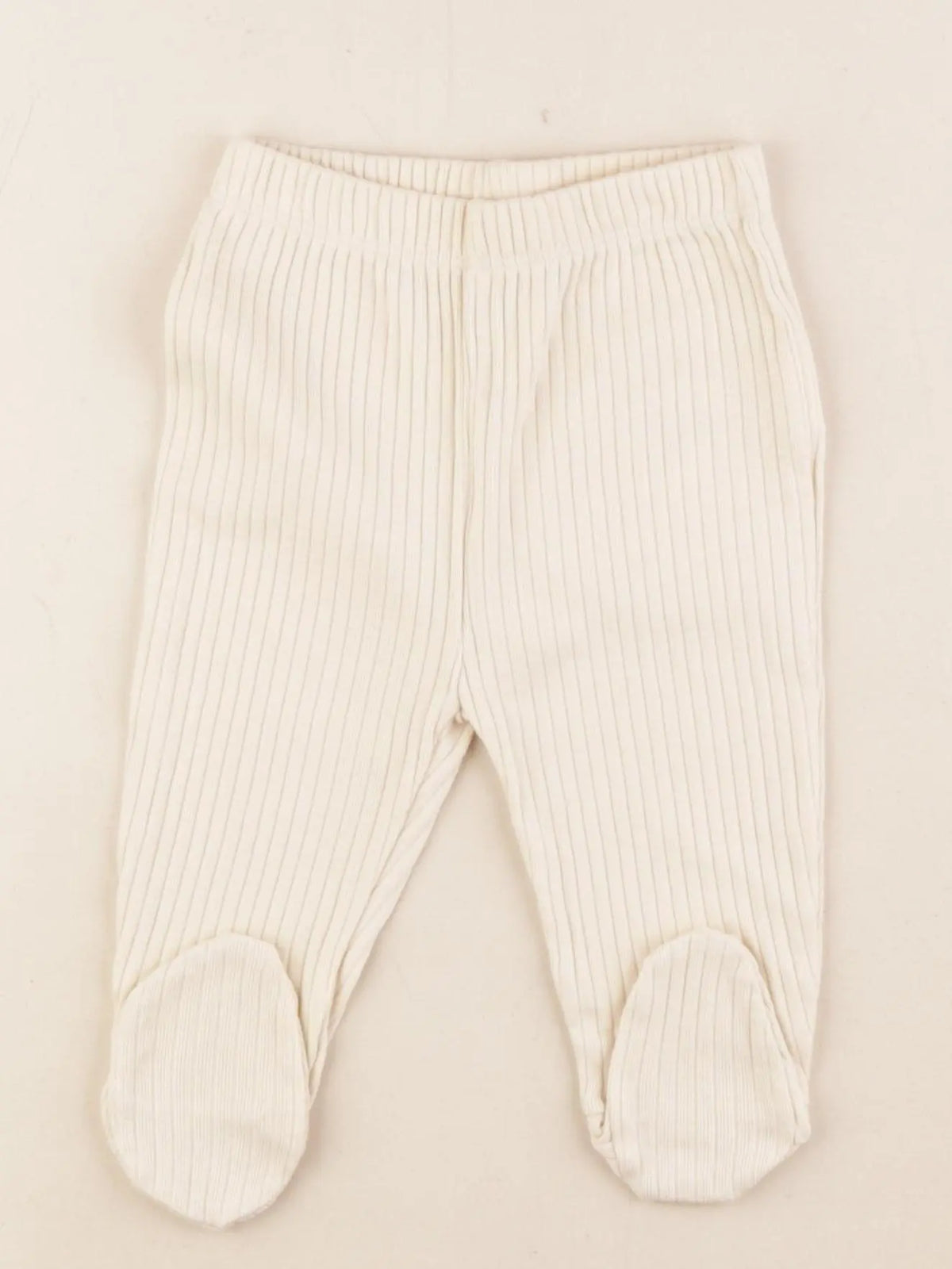Vertbaudet - legging beige - 9 mois