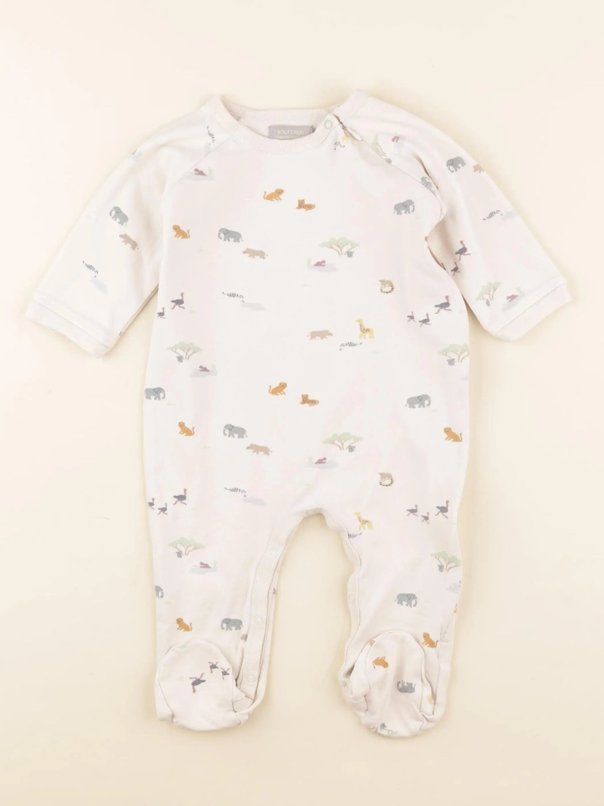 Boutchou - pyjama coton beige - 9 mois