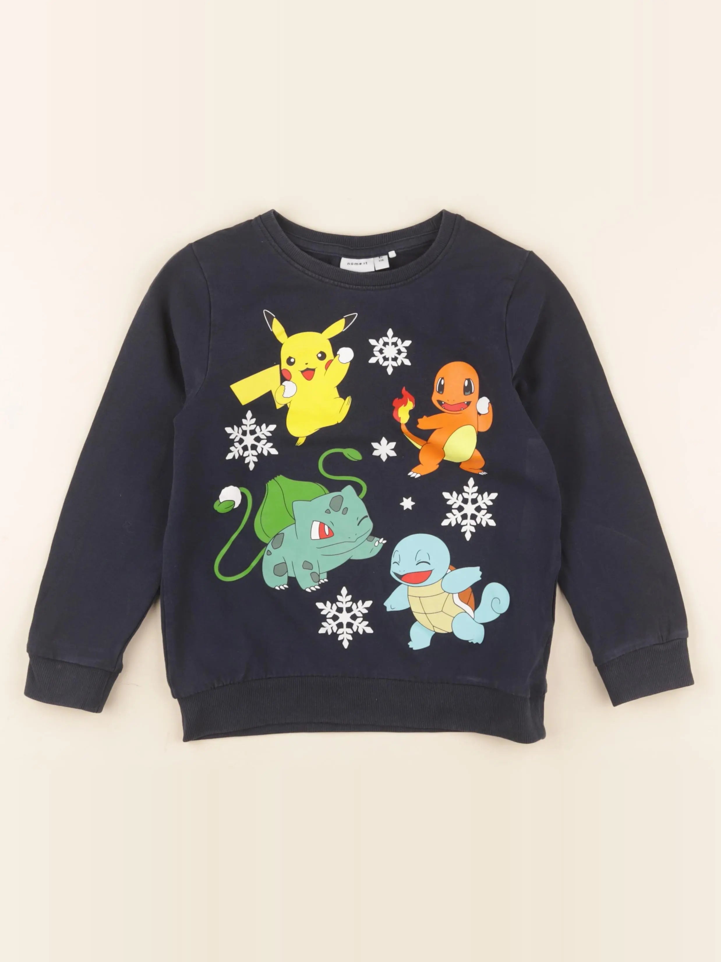 Name it - sweat bleu - 6 ans