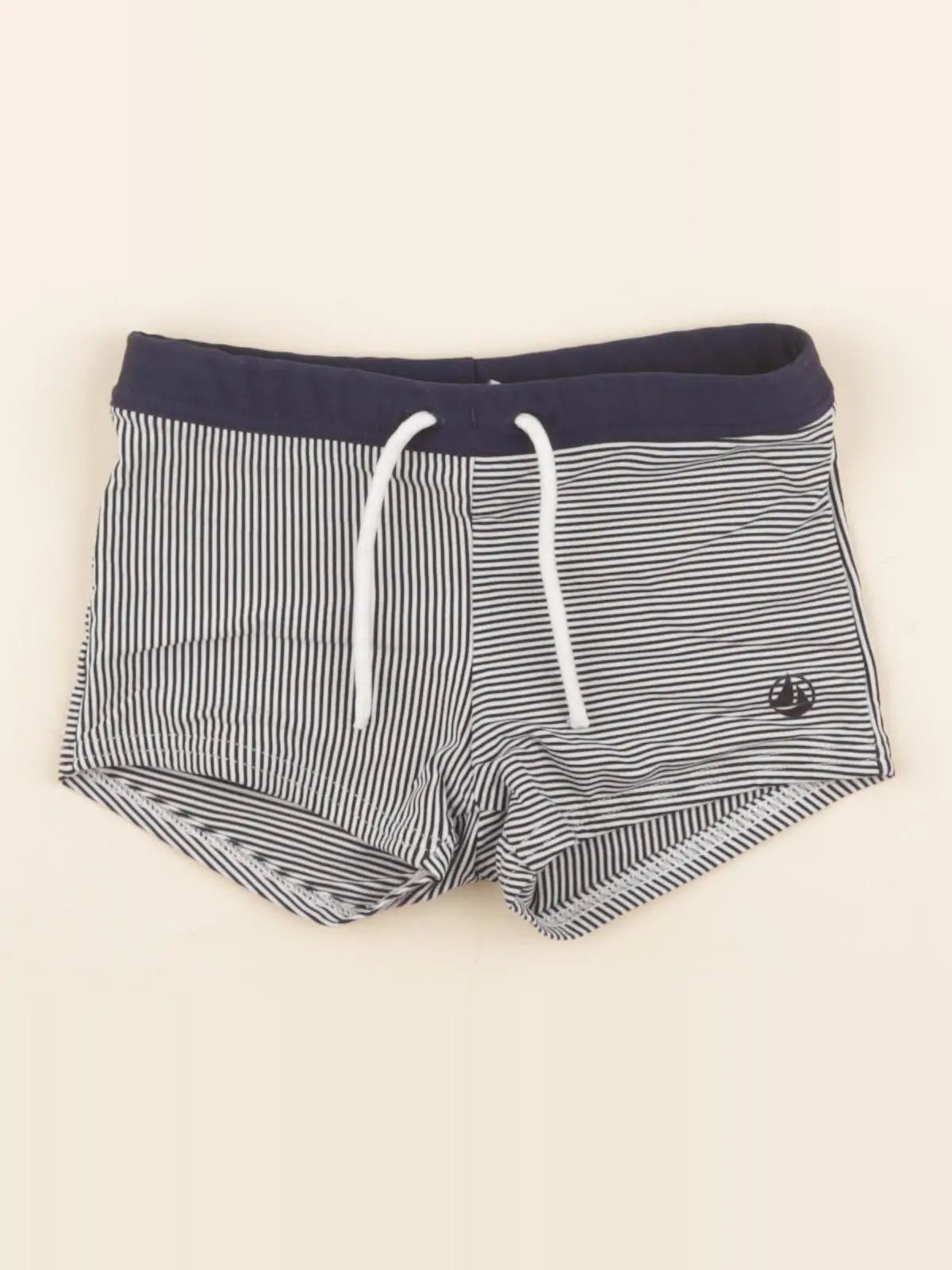 Petit Bateau - maillot de bain bleu, blanc - 4 ans