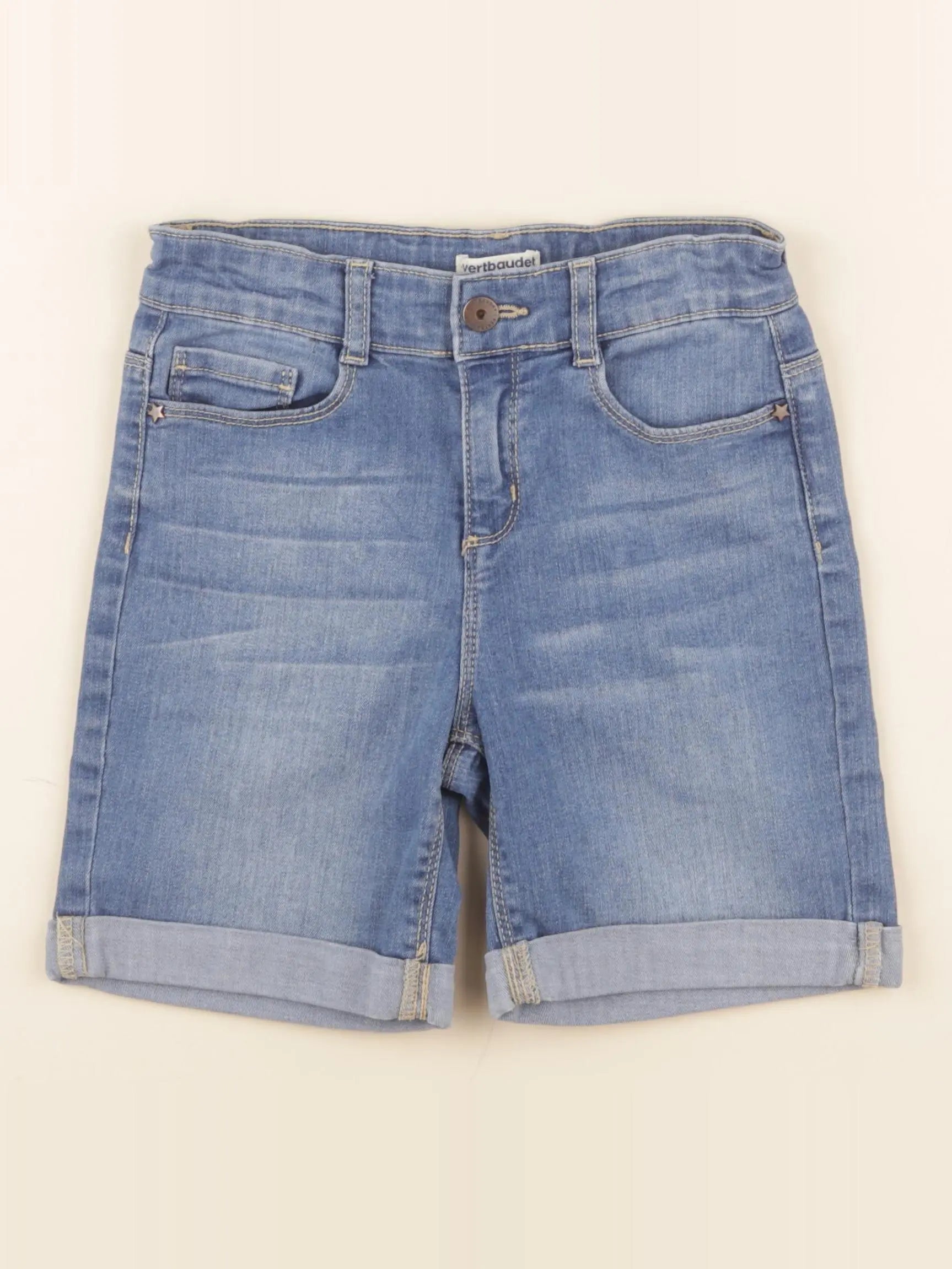 Vertbaudet - short bleu - 10 ans