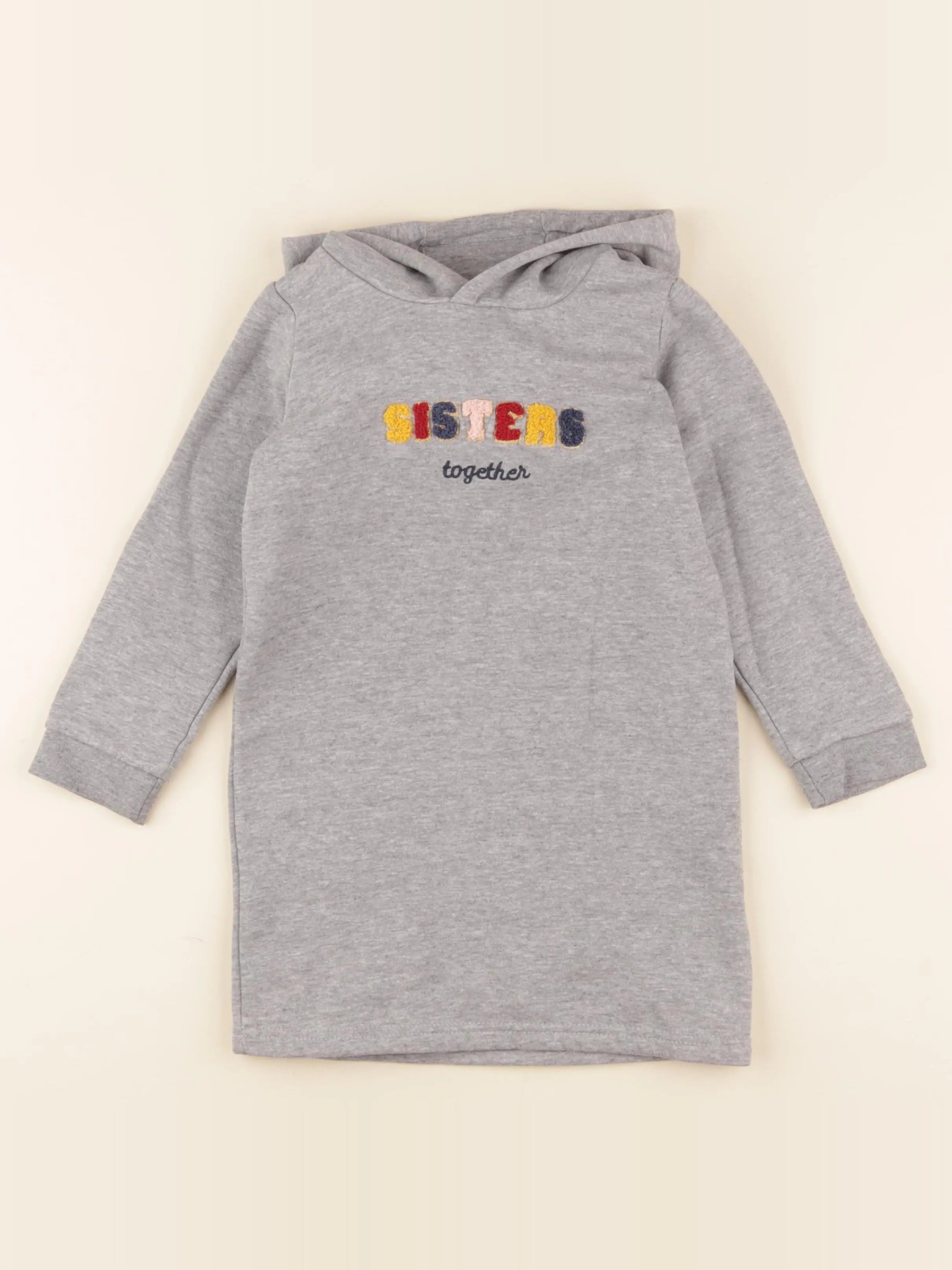 Vertbaudet - robe gris - 4 ans
