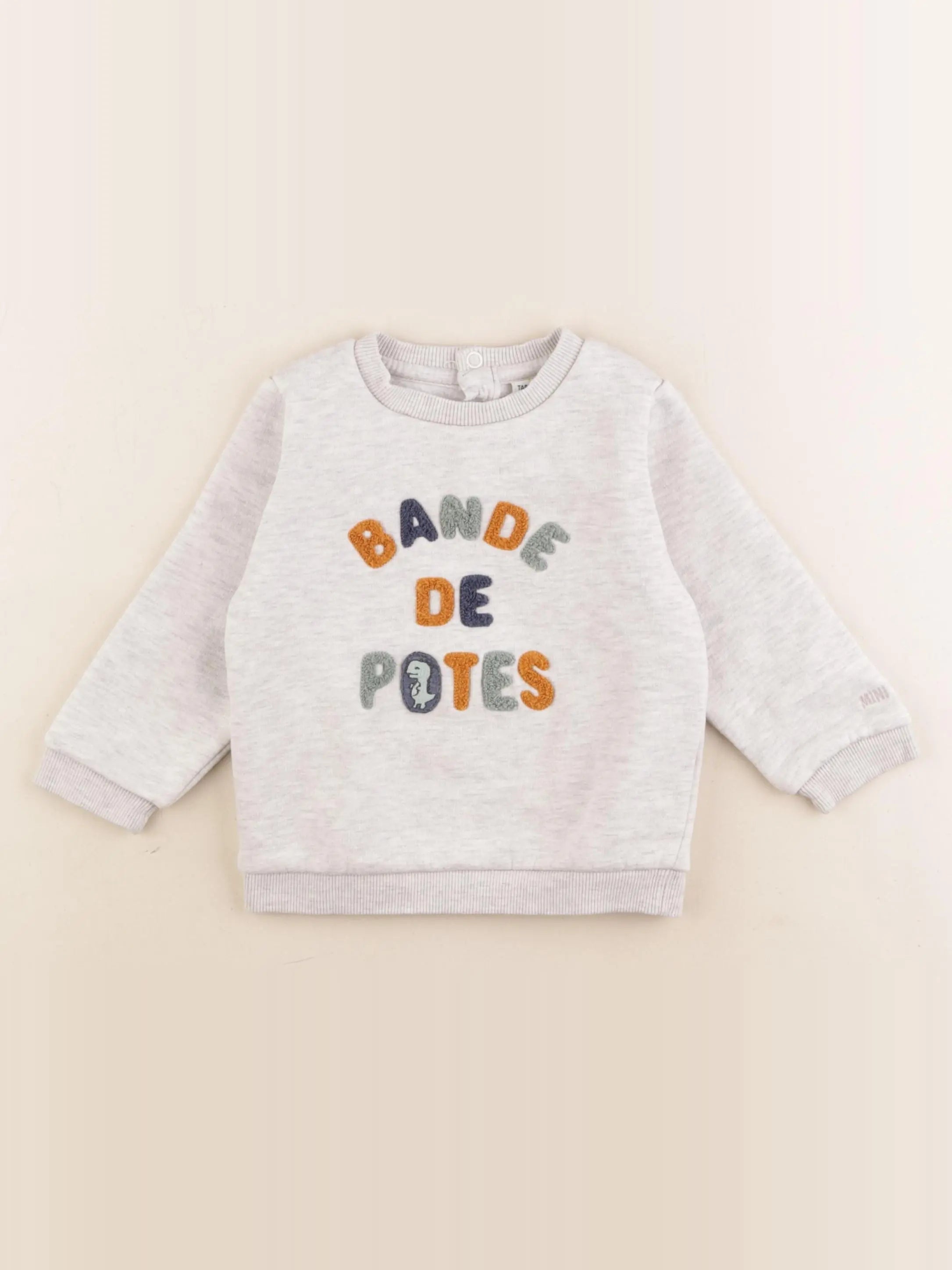 Tape à l'oeil - sweat gris - 24 mois