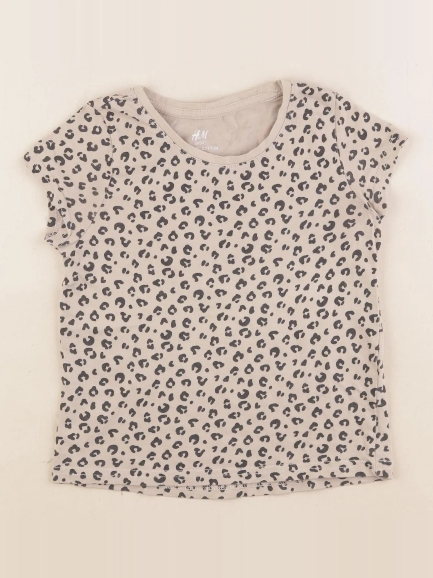 H&M - tee-shirt marron - 18/24 mois