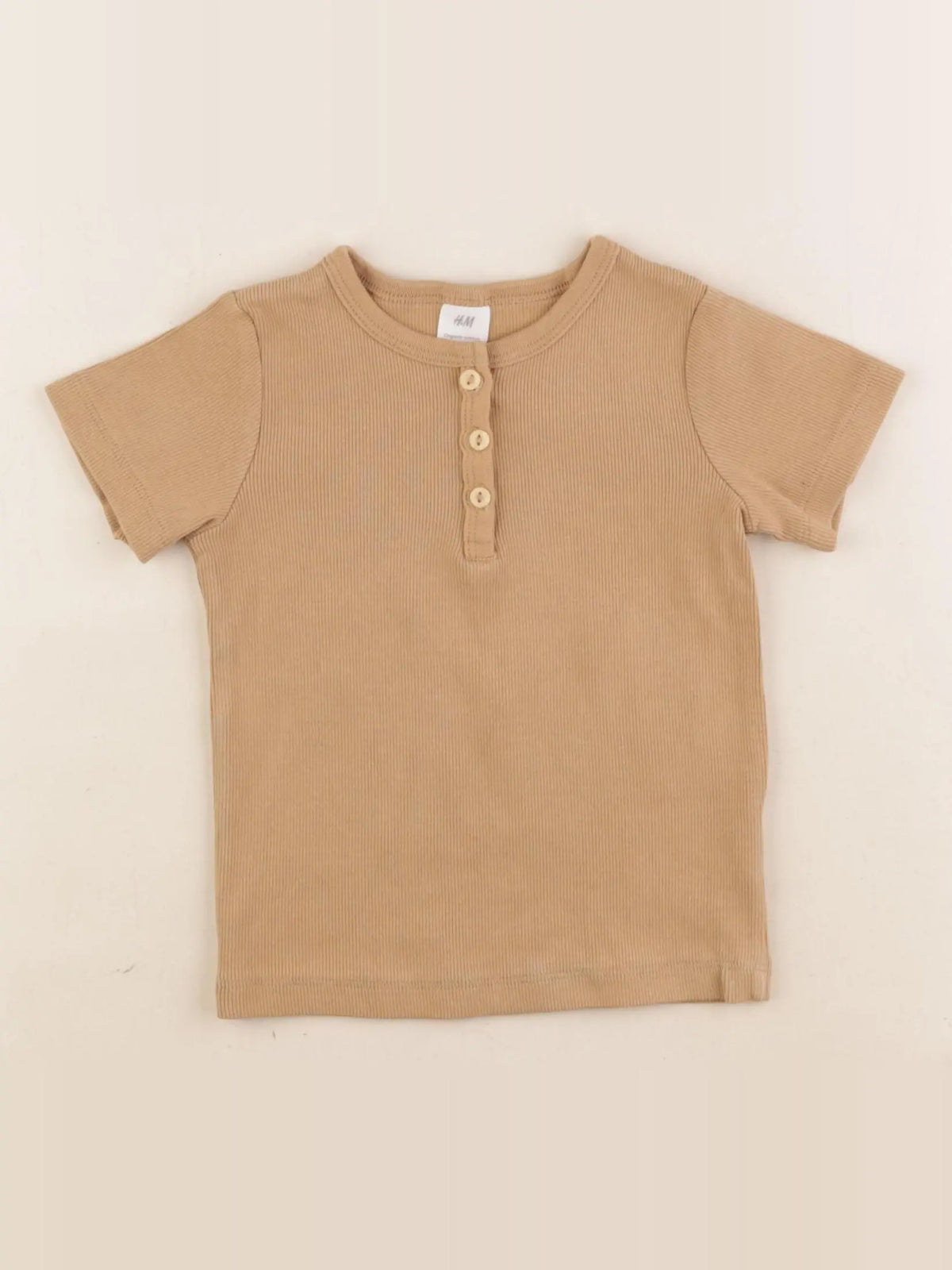 H&M - tee-shirt marron - 12/18 mois