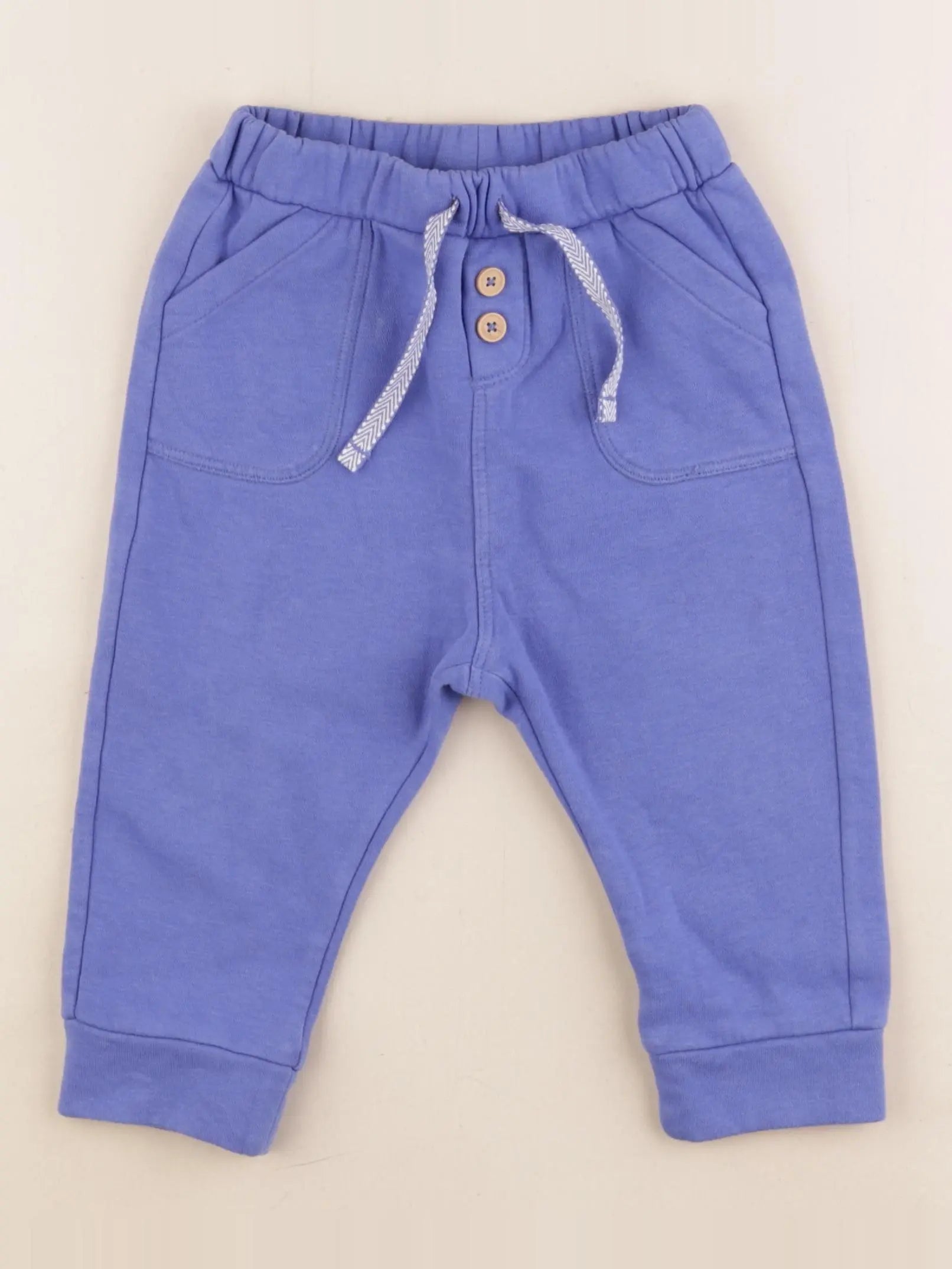Tape à l'oeil - jogging doublé bleu - 24 mois