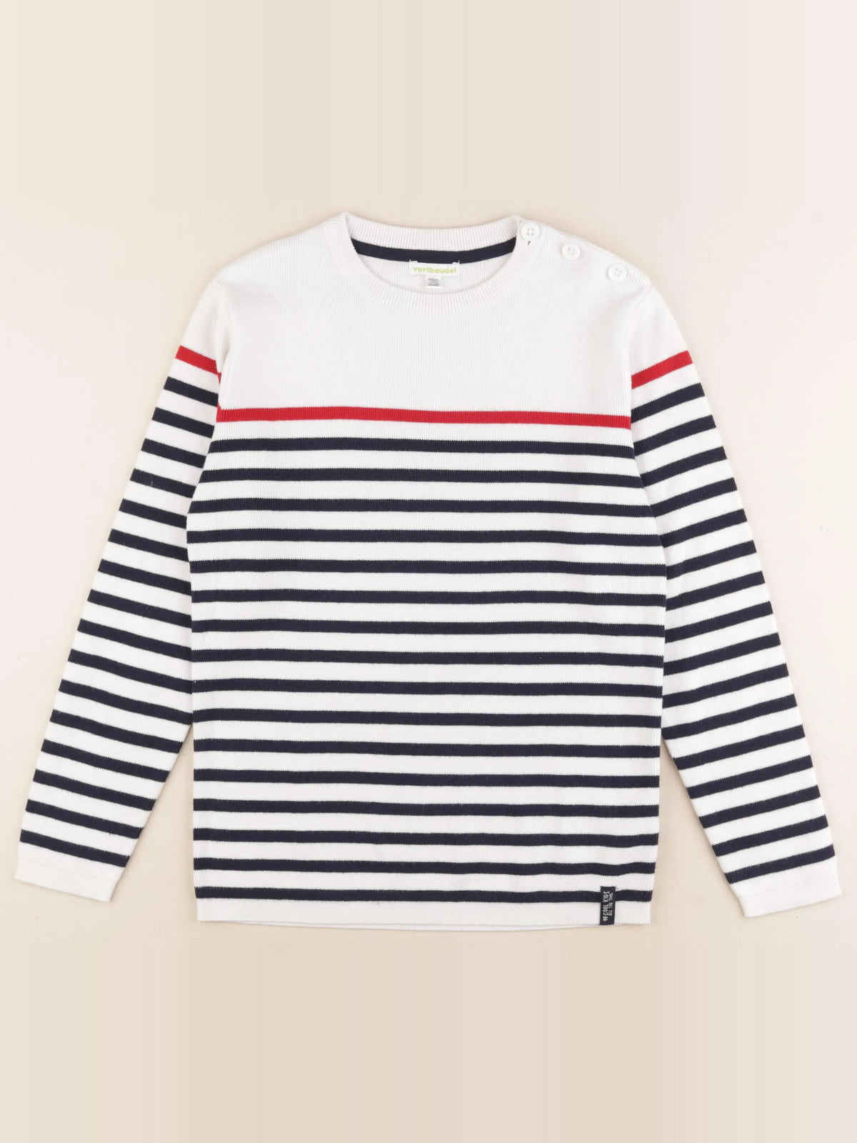 Vertbaudet - pull multicolore - 12 ans