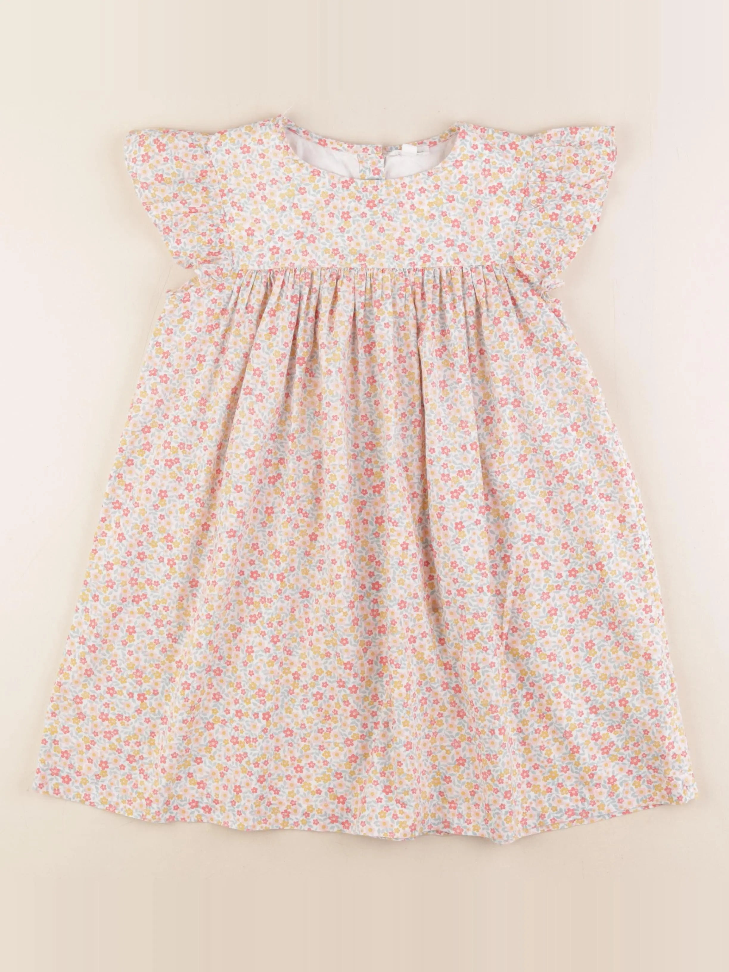 Vertbaudet - robe multicolore - 7 ans