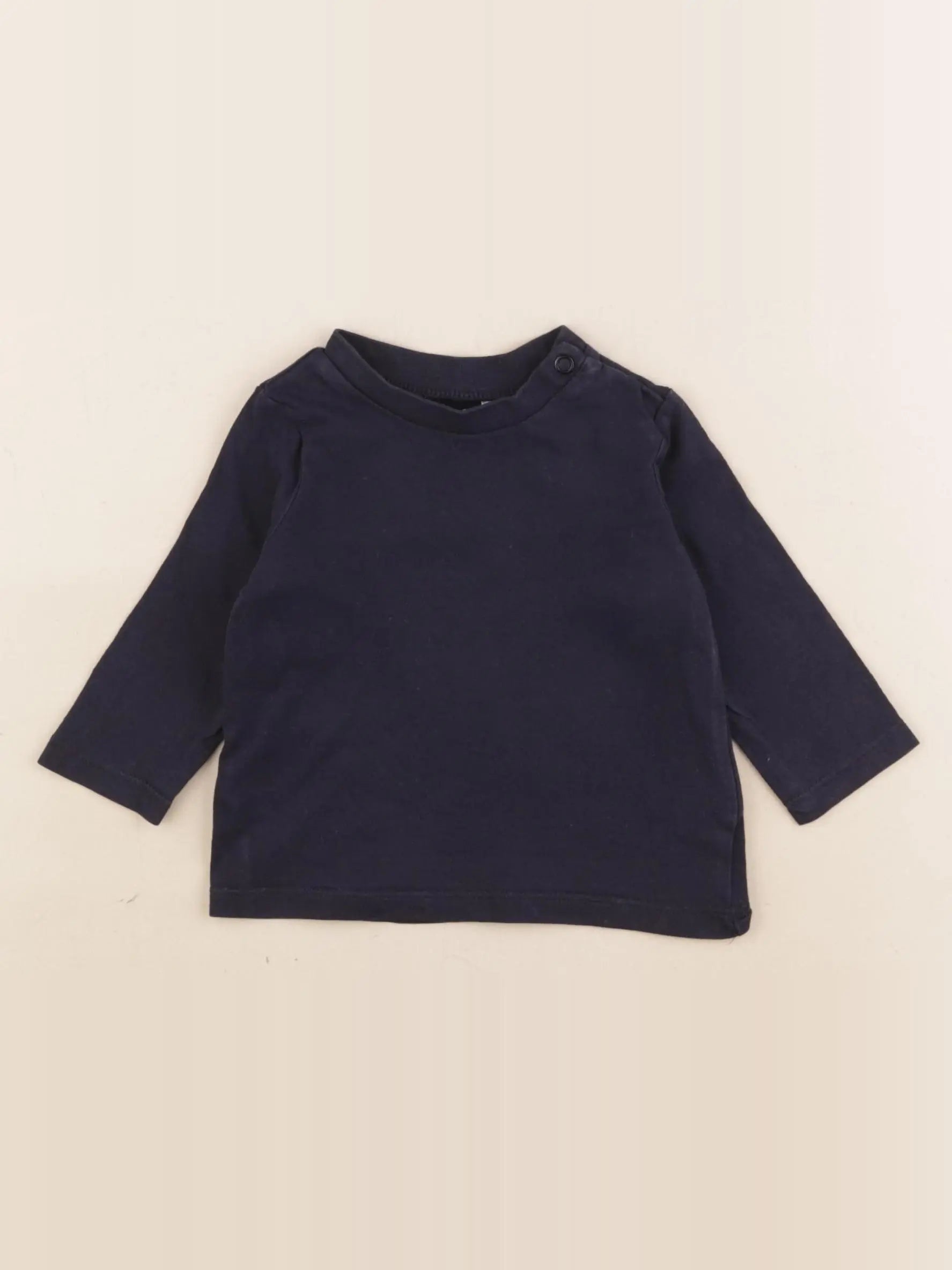 H&M - tee-shirt bleu - 2/4 mois
