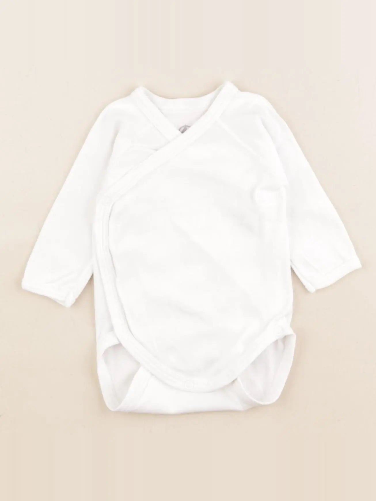 Petit Bateau - body blanc - 1 mois