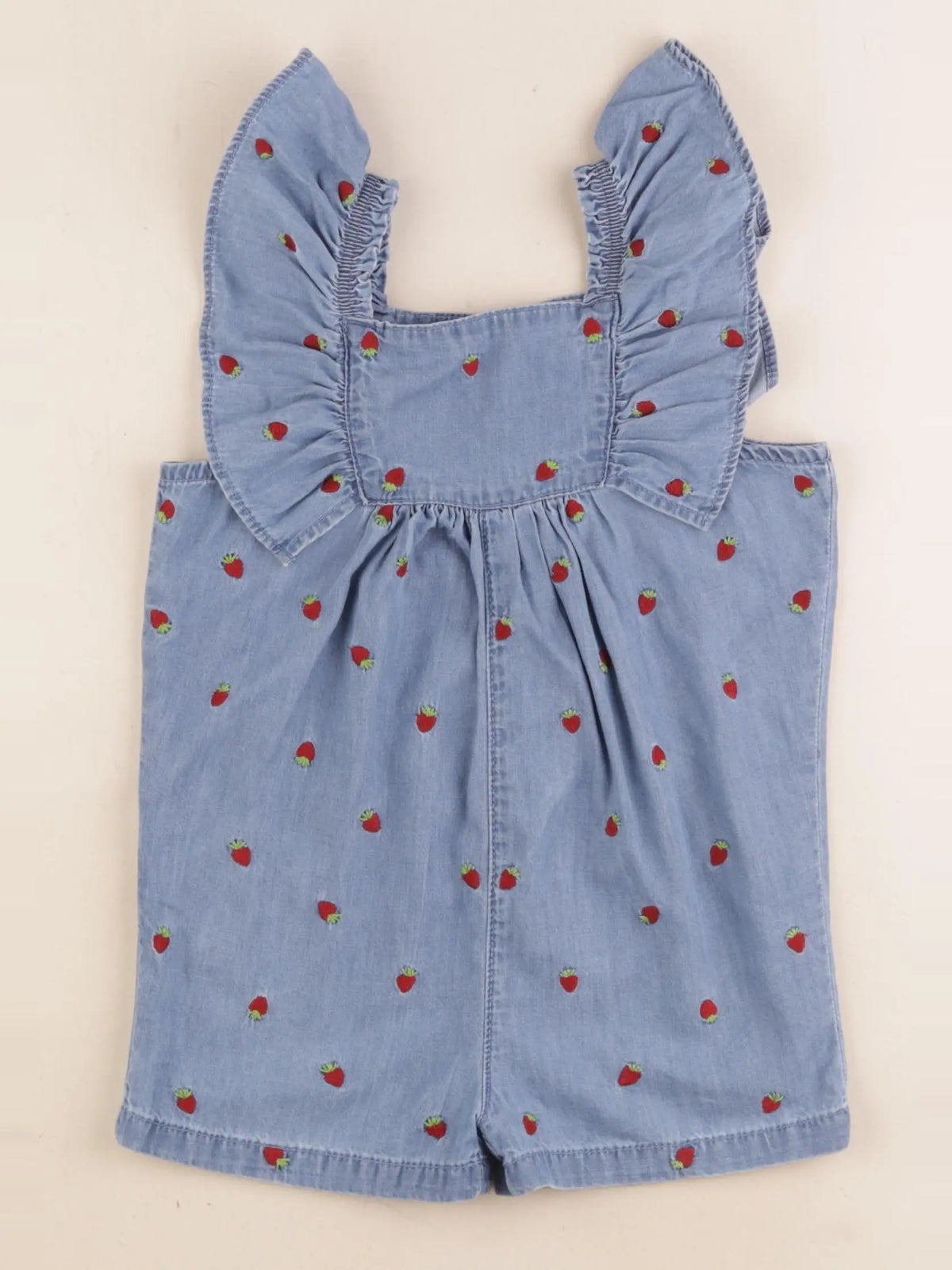 Vertbaudet - combinaison bleu, rouge - 3 ans