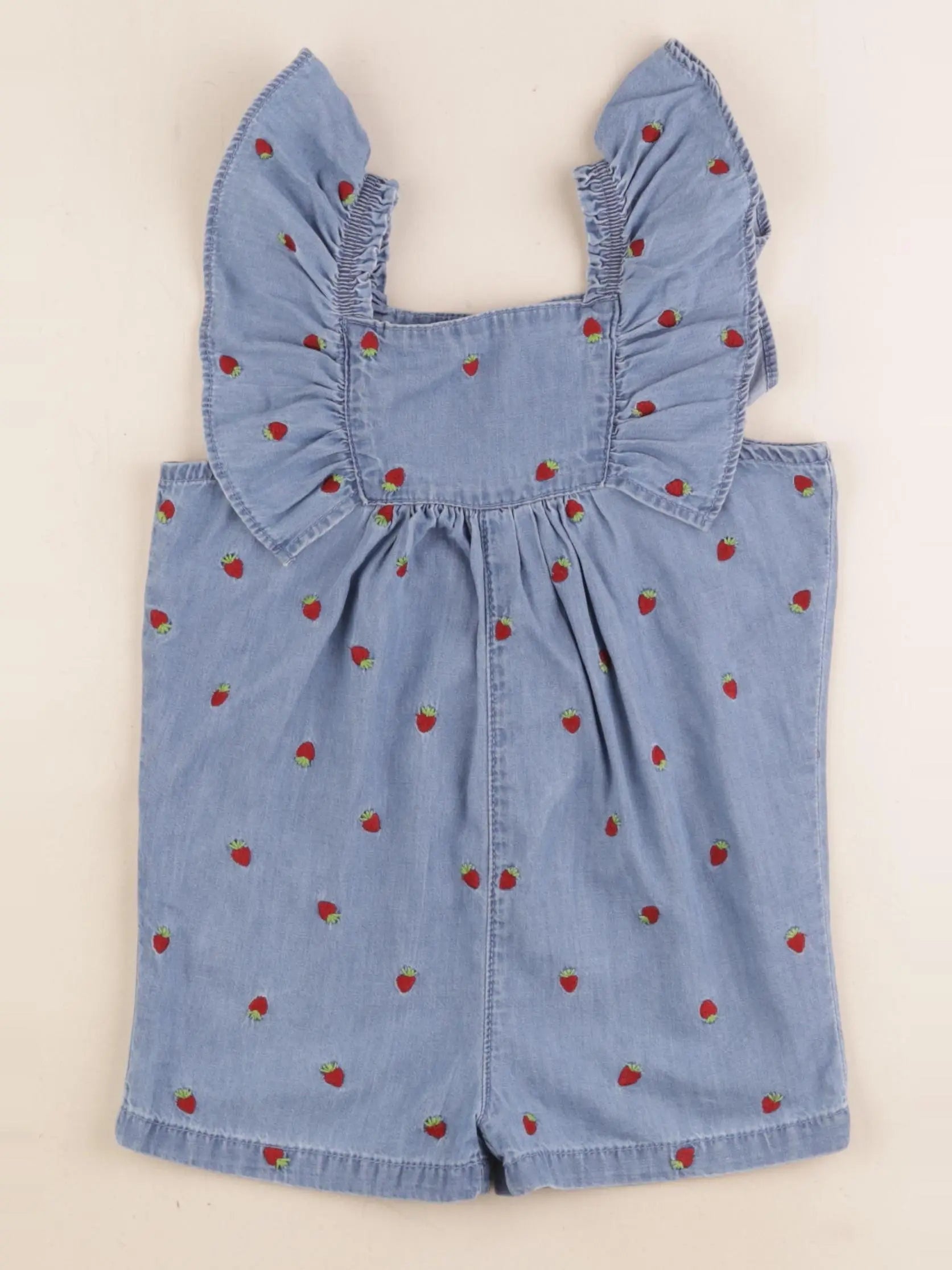 Vertbaudet - combinaison bleu, rouge - 3 ans