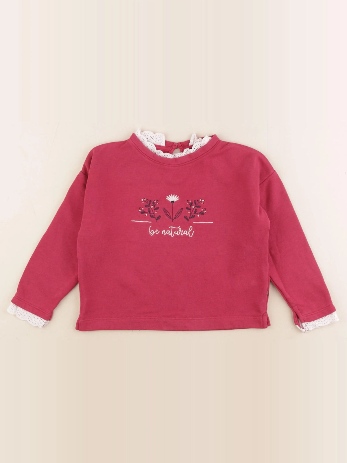 Okaidi - sweat rose - 4 ans