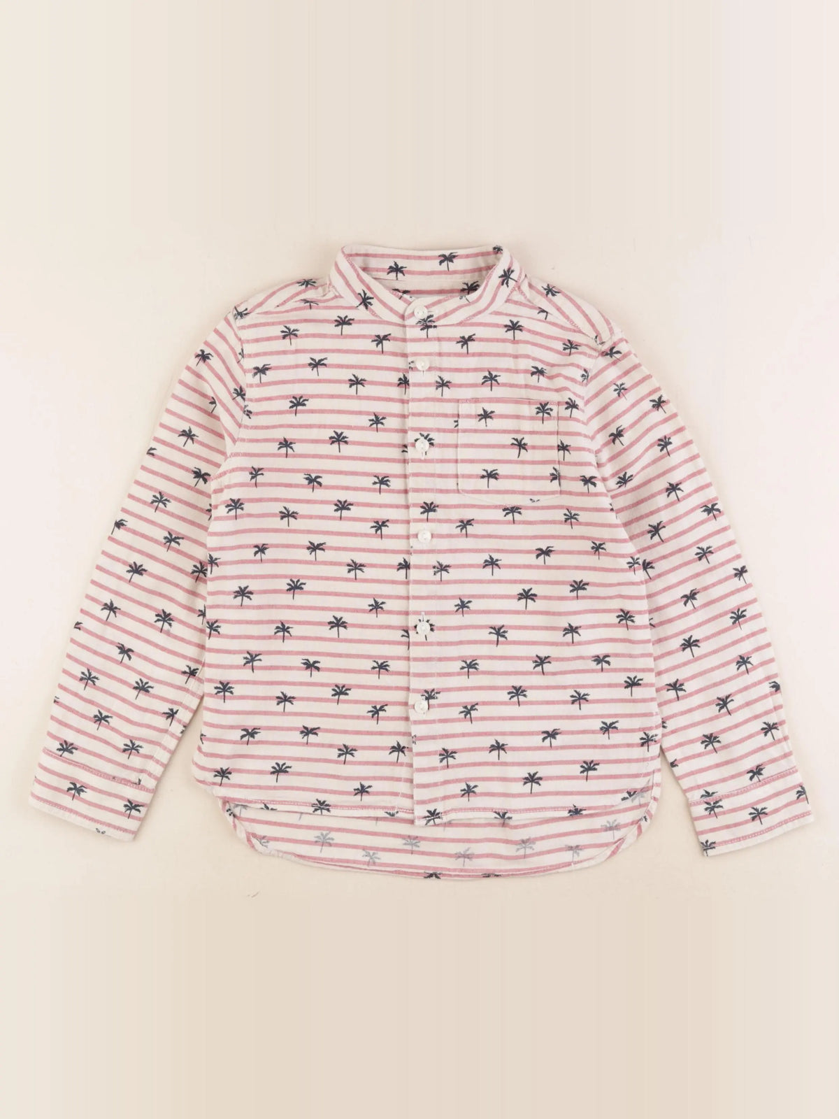 Monoprix - chemise beige - 5 ans