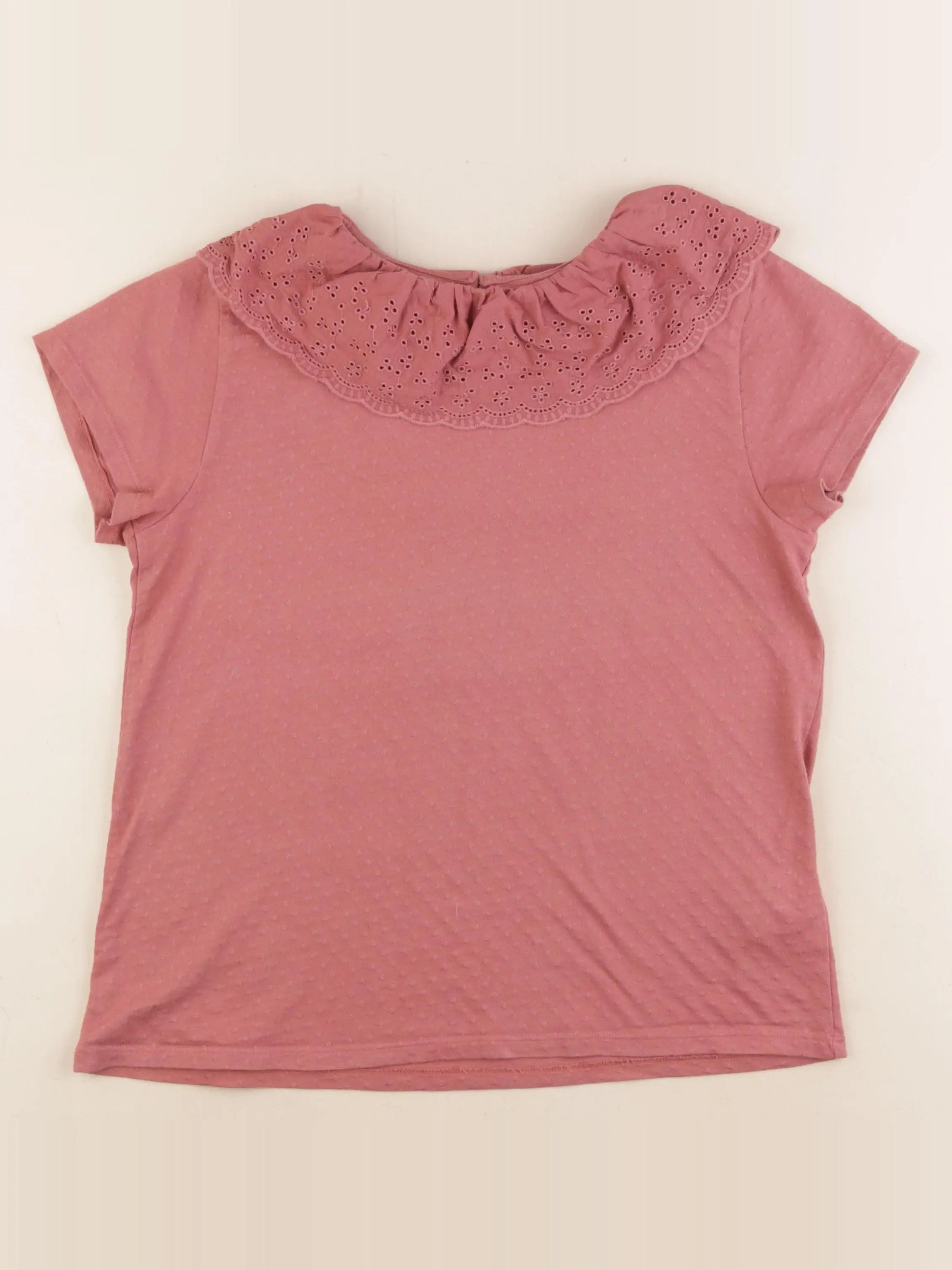 Vertbaudet - tee-shirt rose - 12 ans