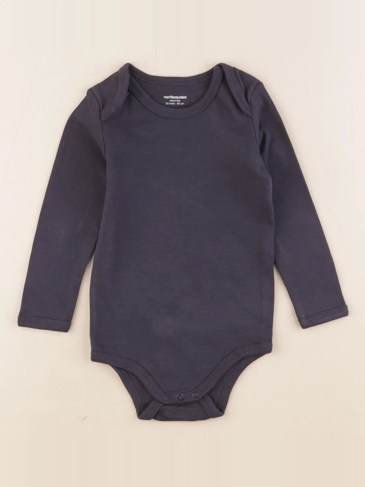 Vertbaudet - body bleu - 24 mois