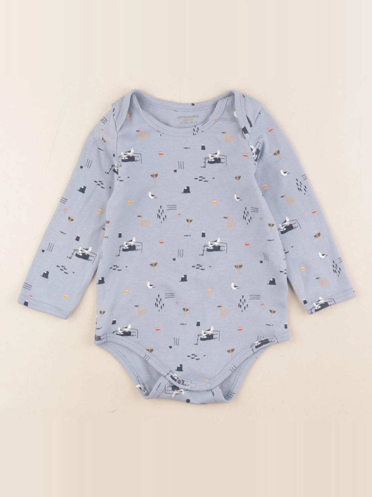 Vertbaudet - body bleu - 24 mois