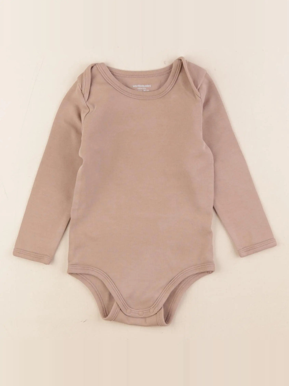 Vertbaudet - body marron - 24 mois