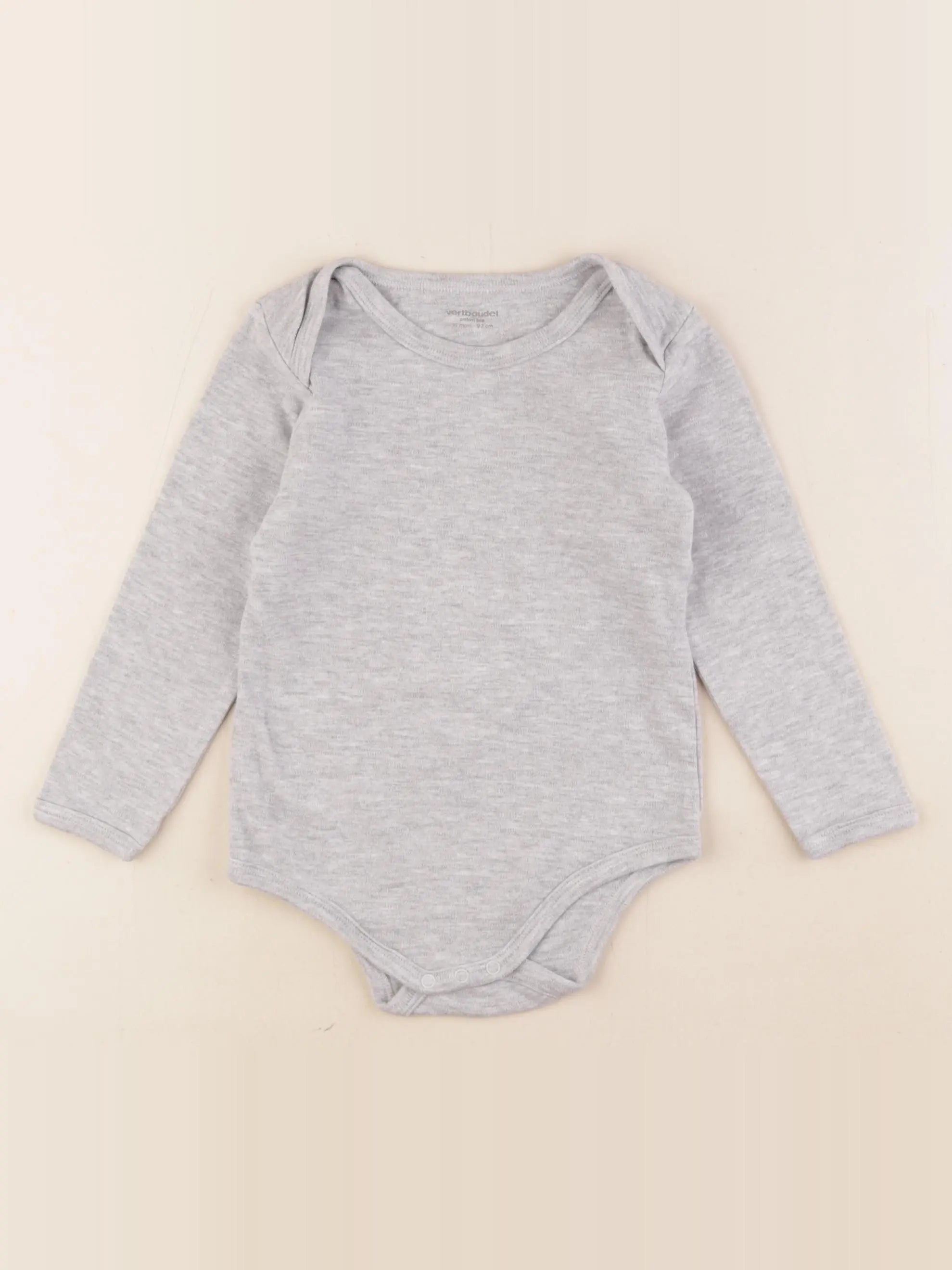 Vertbaudet - body gris - 36 mois