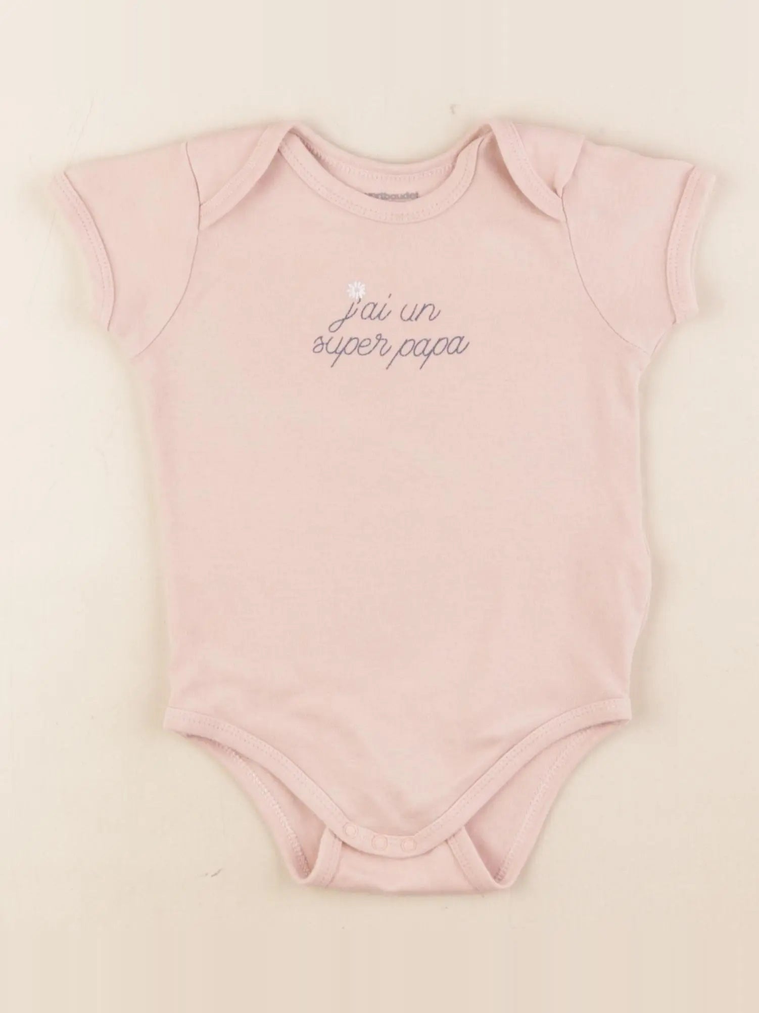 Vertbaudet - body rose - 24 mois