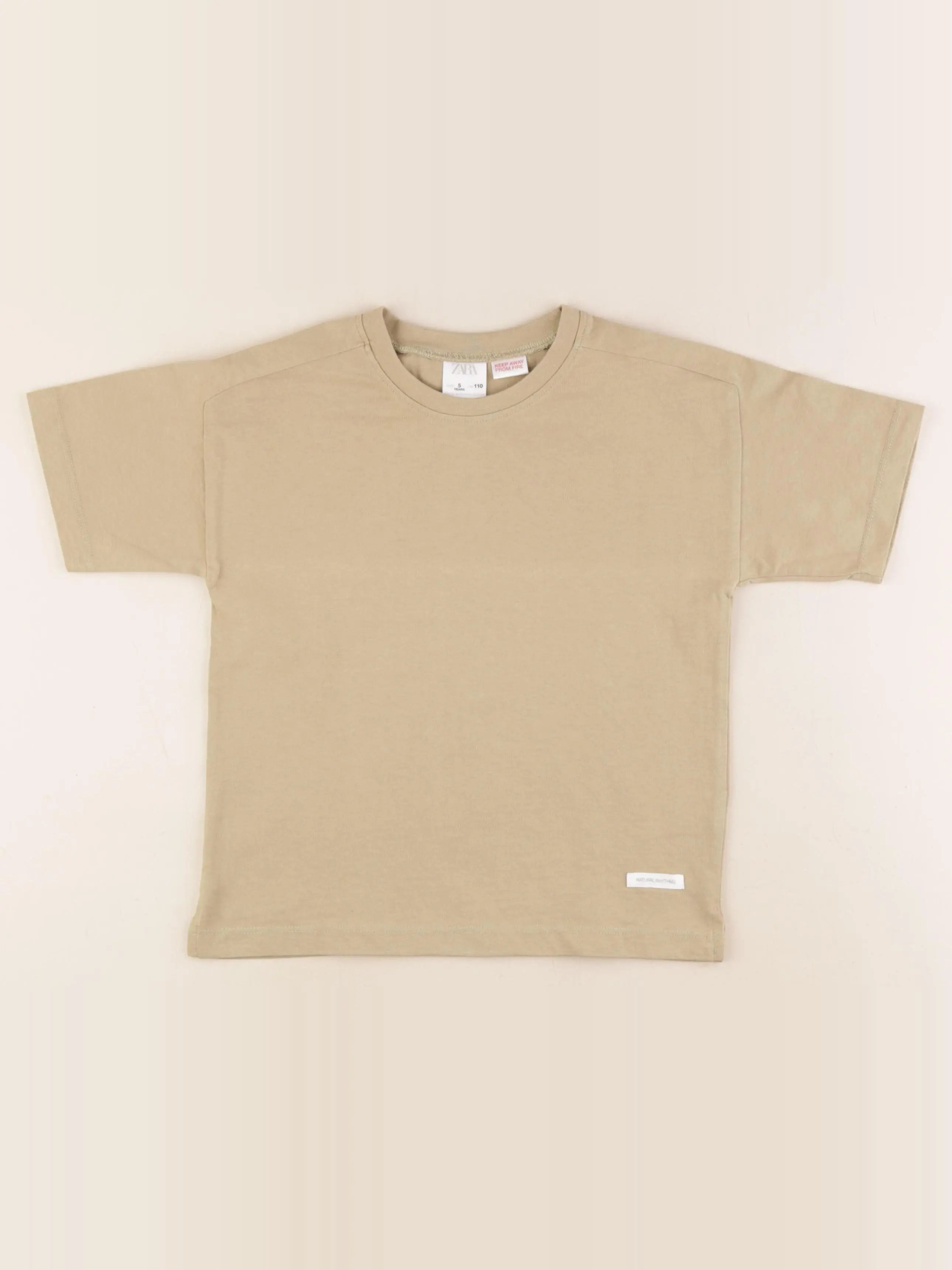 Zara - tee-shirt vert - 5 ans