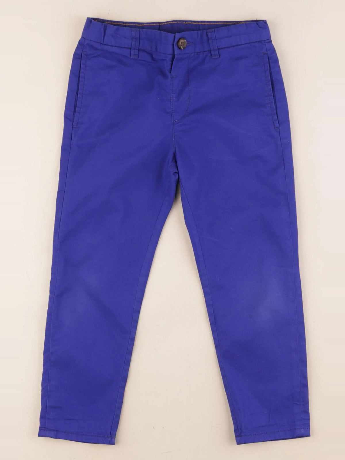 H&M - pantalon bleu - 4/5 ans