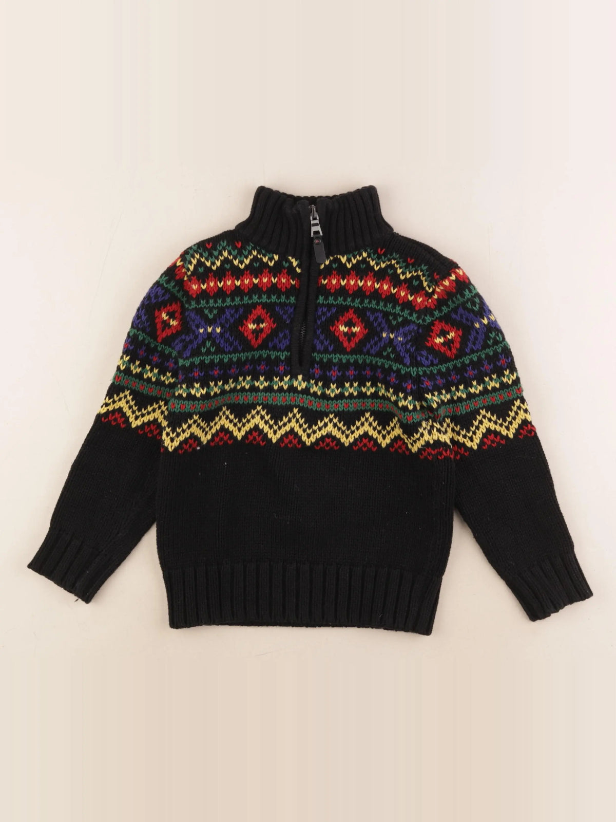 Ralph Lauren - pull noir - 4 ans
