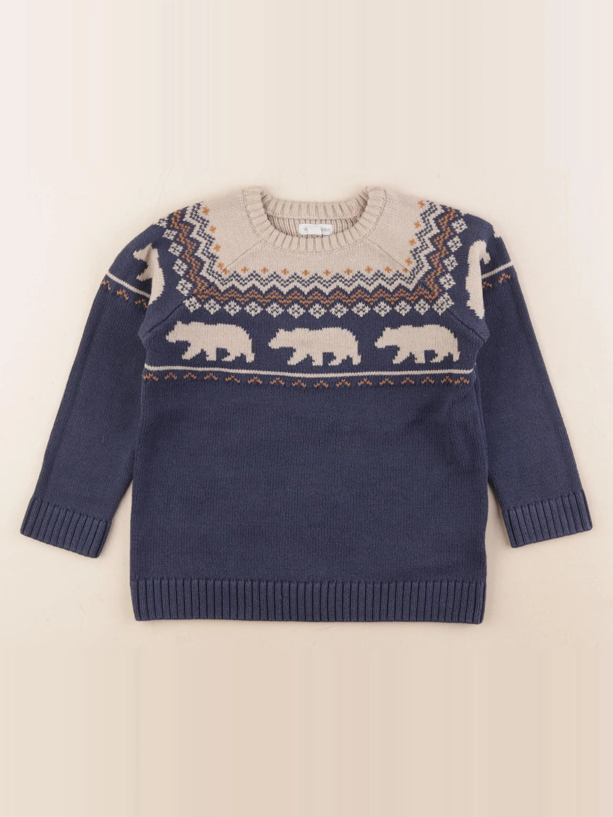 Vertbaudet - pull bleu - 5 ans