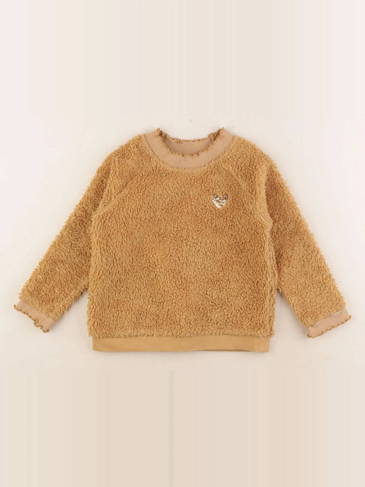 Vertbaudet - sweat jaune - 4 ans