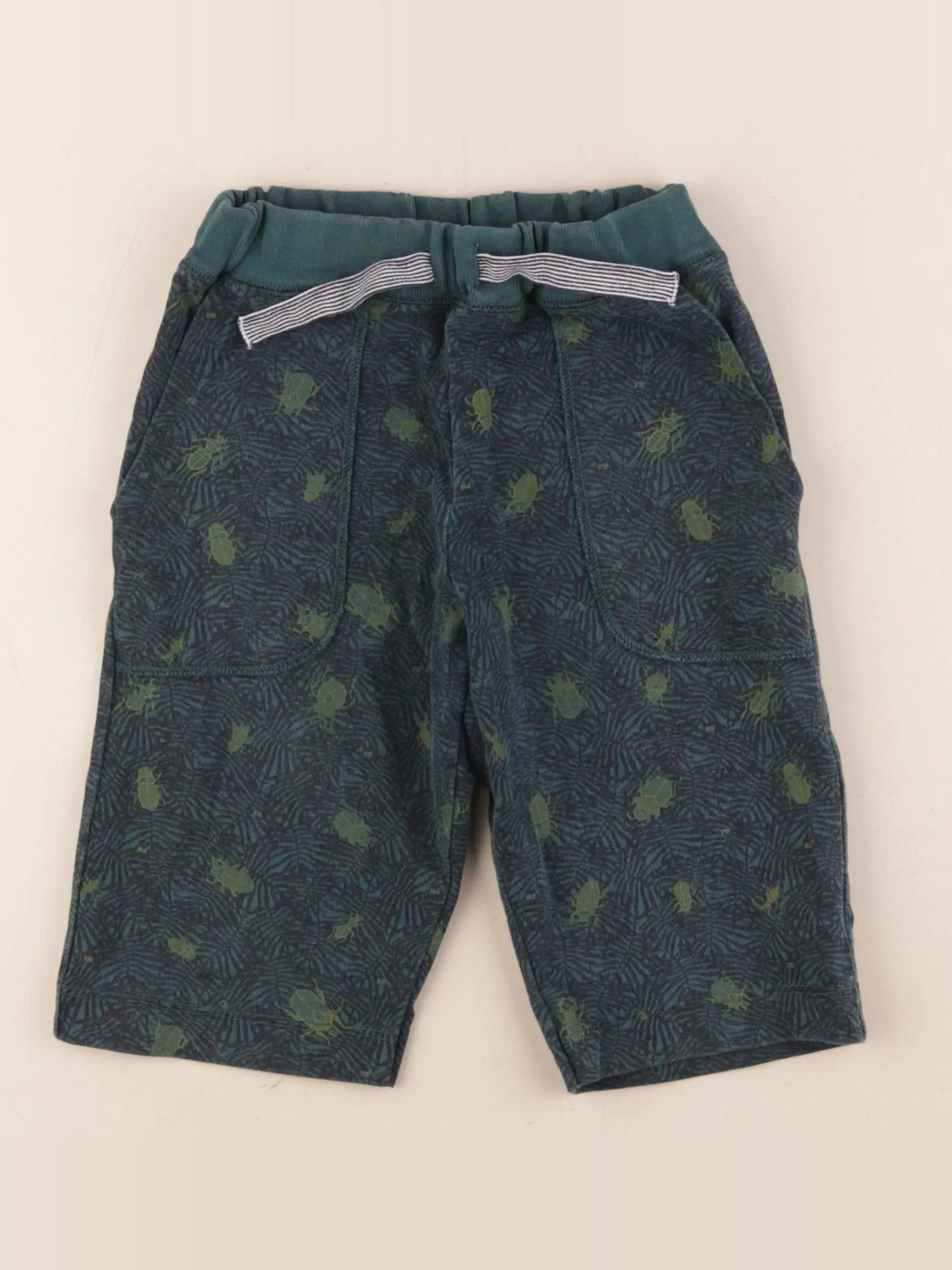 Petit Bateau - short vert - 8 ans