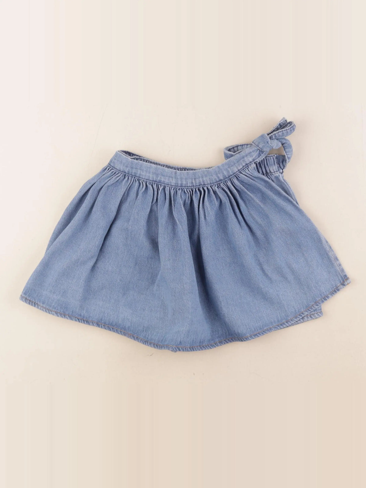 Vertbaudet - jupe short bleu - 6 ans