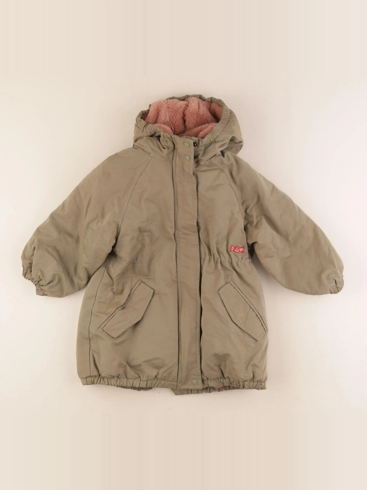 Vertbaudet - parka vert - 6 ans
