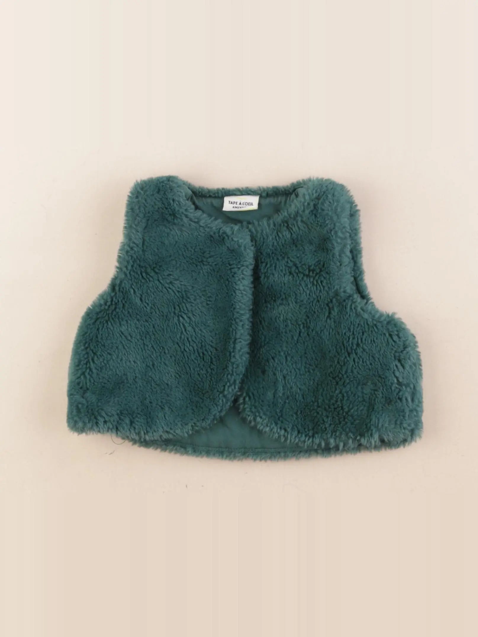 Tape à l'oeil - gilet vert - 6 mois