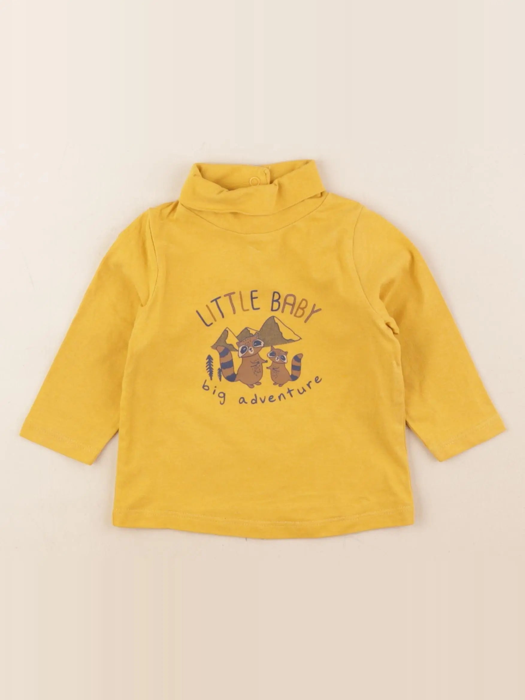 Tape à l'oeil - sous-pull jaune - 6 mois