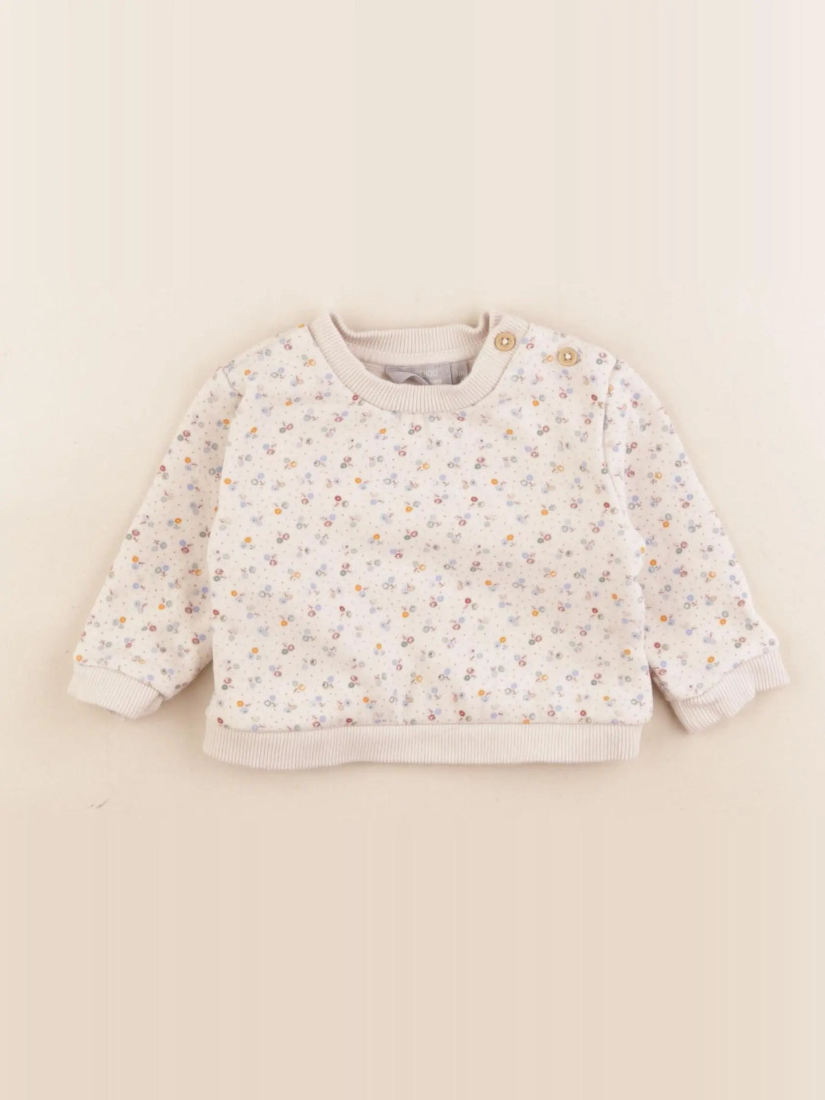 Boutchou - sweat beige - 3 mois